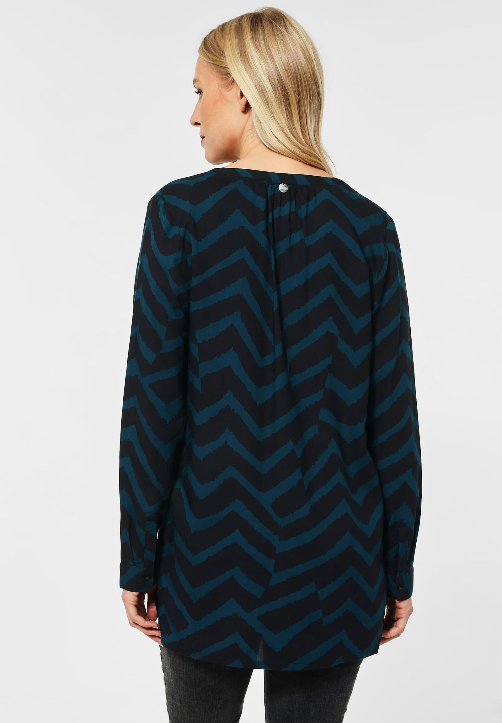 Longbluse mit Print