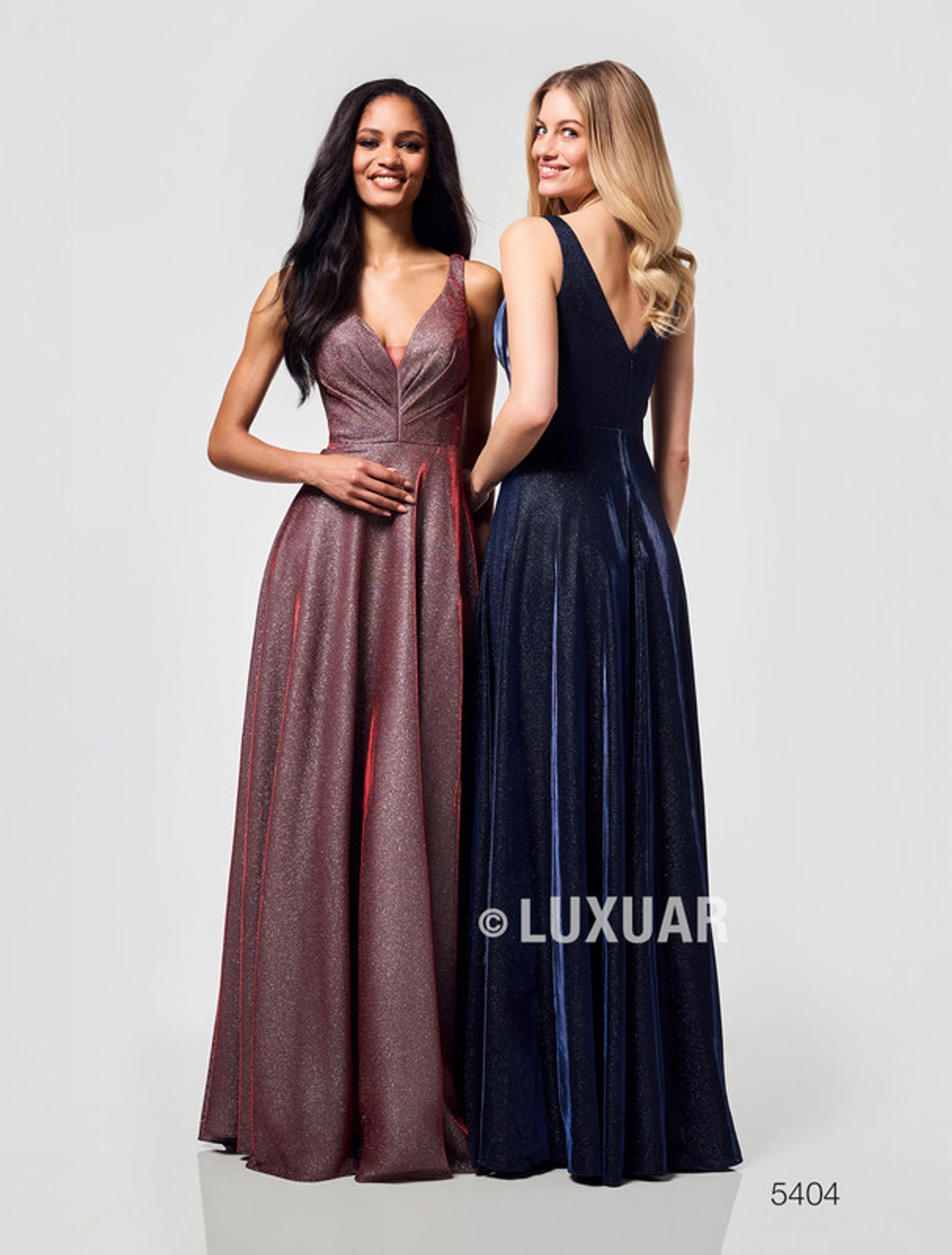 f21c9ae49154a3a3e1d4b5ee109b8252 Luxuar | Luxuar Langes Kleid | 44 | mitternachtsblau glitzer