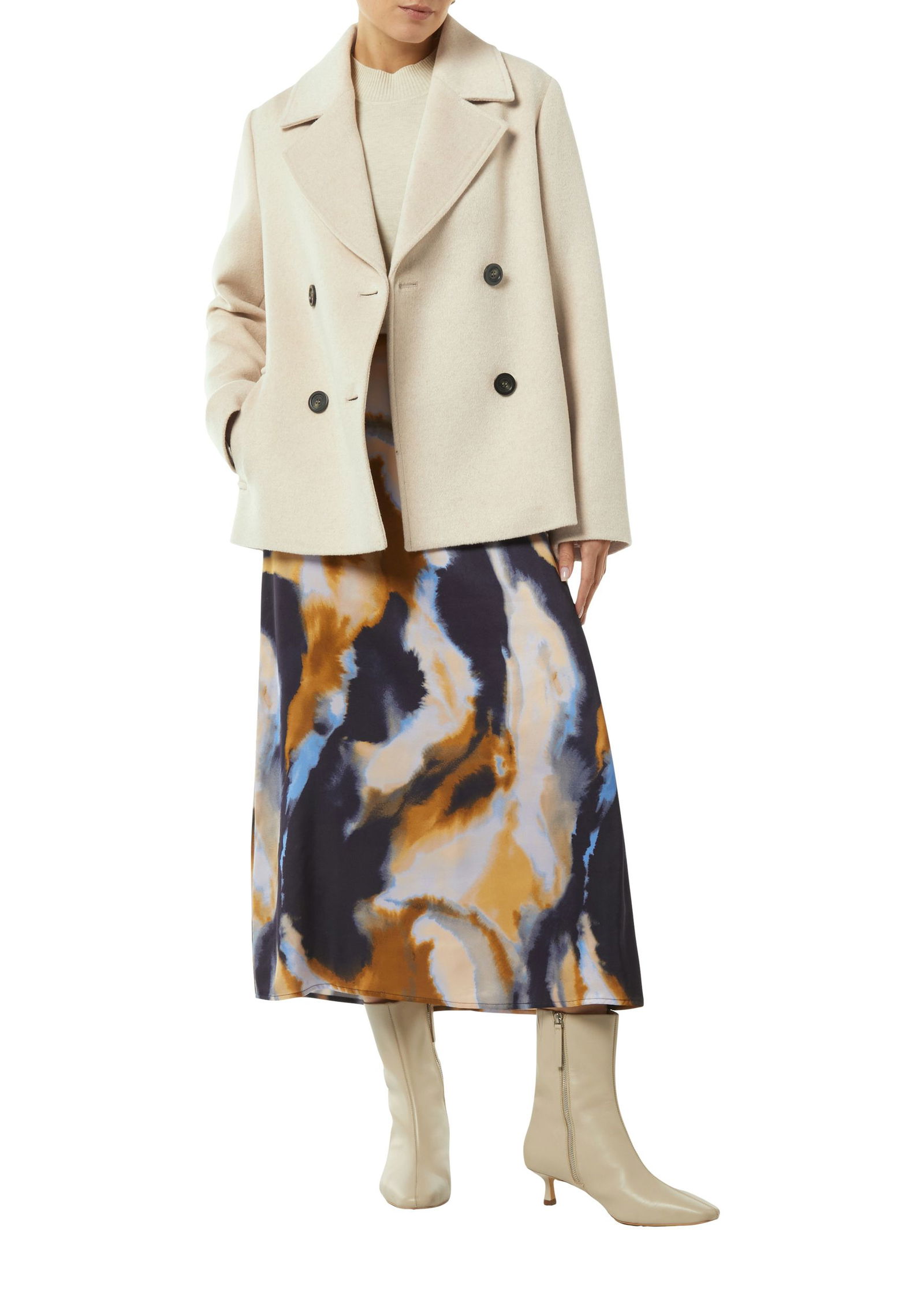 Comma | Comma Wolljacke | 38 | beige