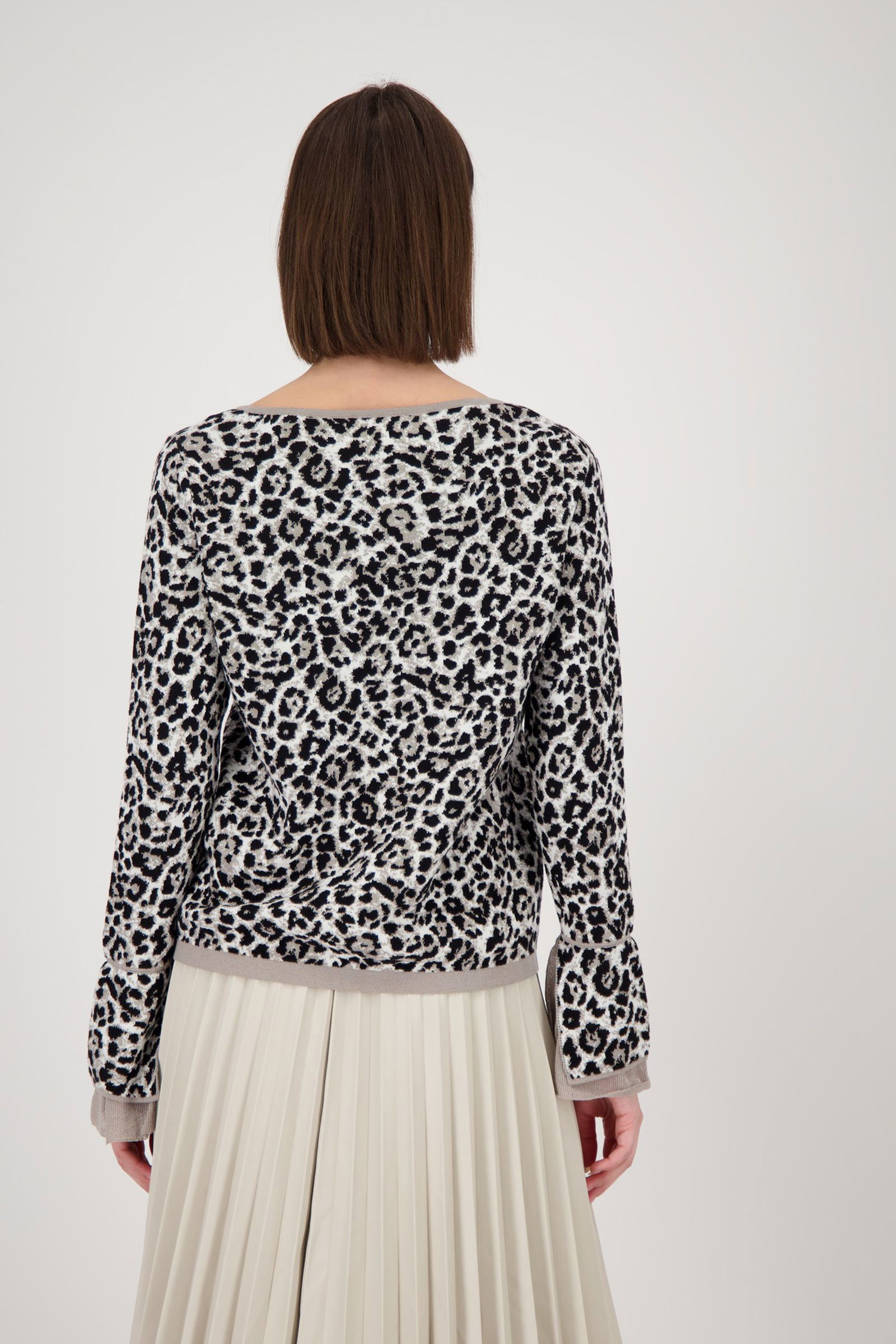 Monari | Monari Druckbluse | 42 | light sand ringel