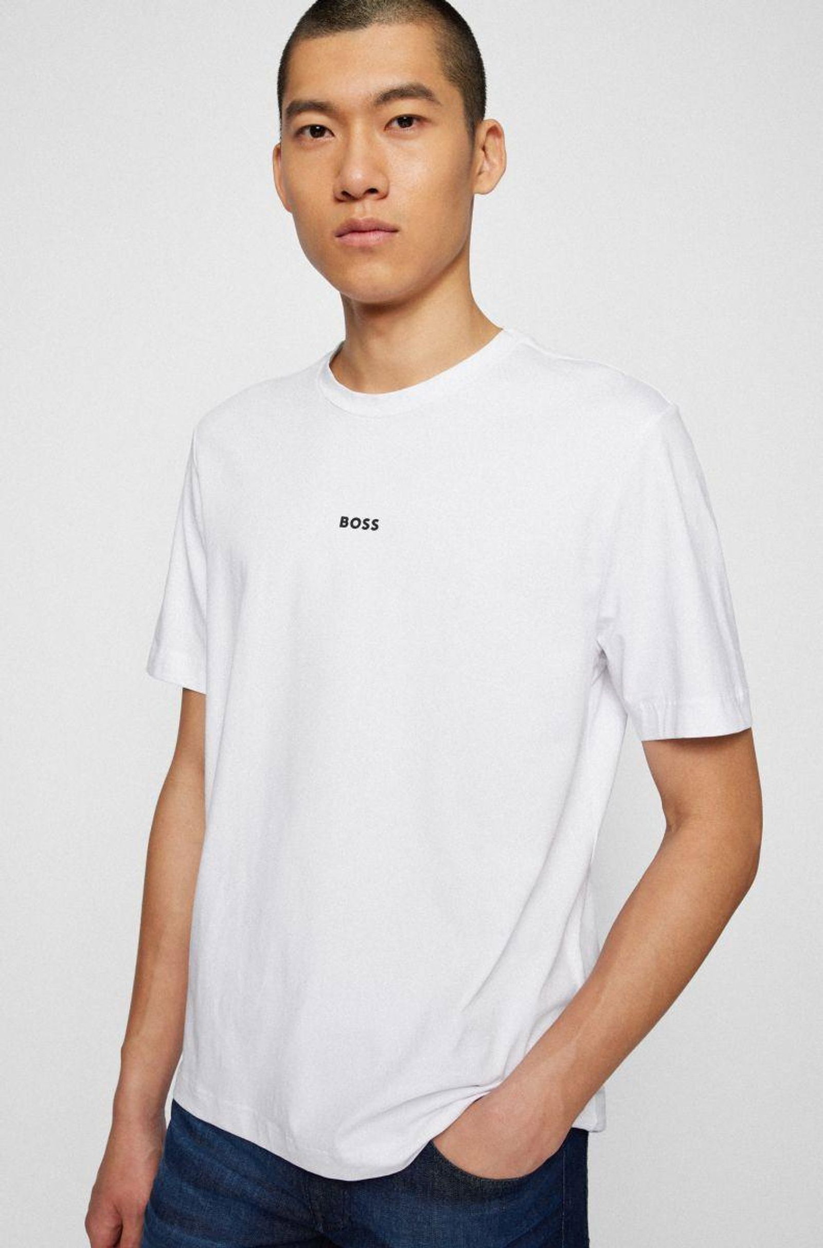 90eea8639664304254995b29e8e7de5f Boss Orange | BOSS T-Shirt mit lockerer Passform | XXL | white