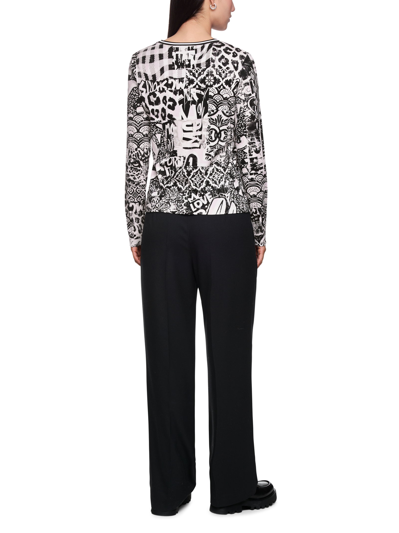 Marc Cain Langarmshirt mit Print #3