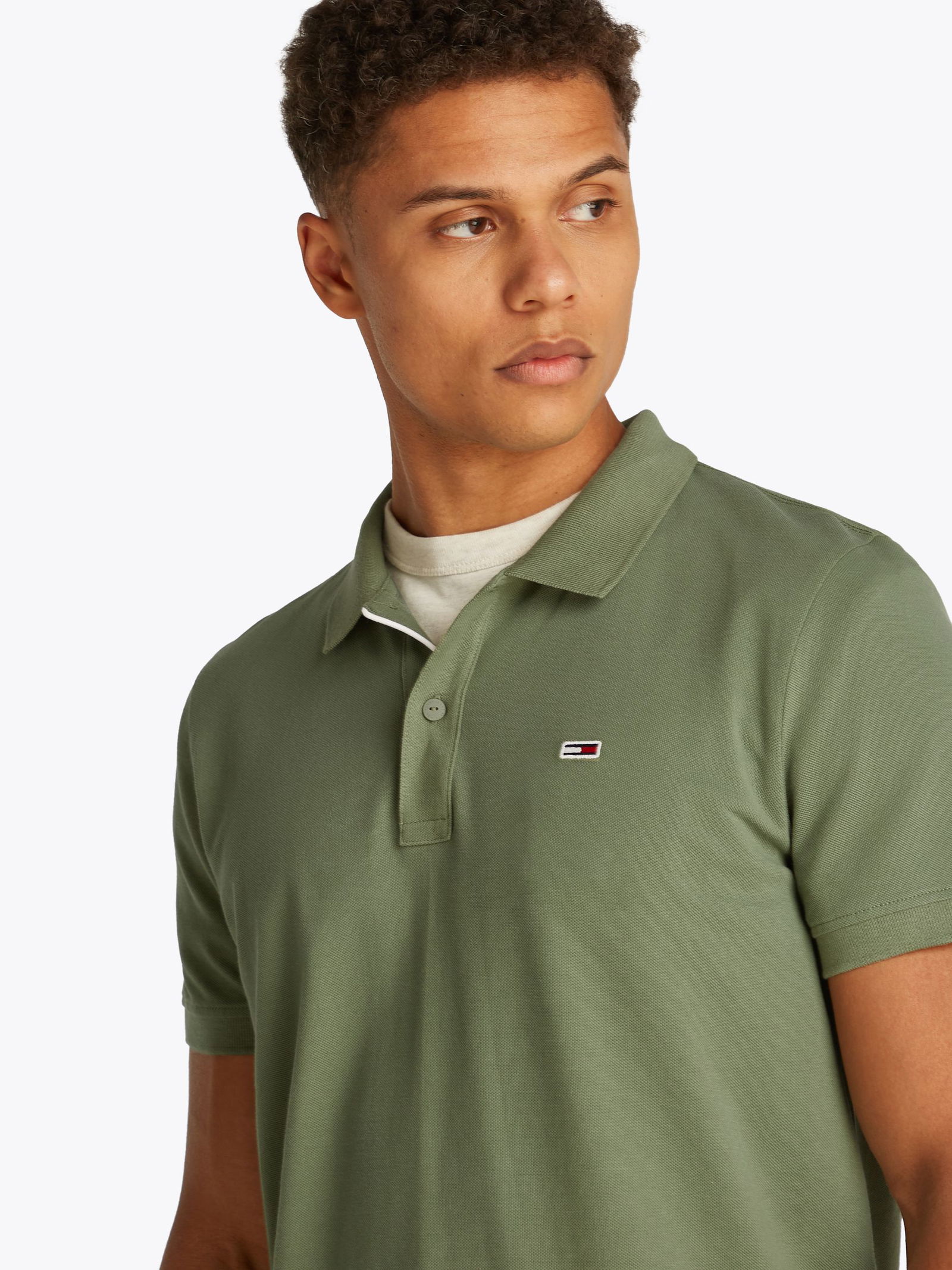 Tommy Jeans |  Tommy Jeans Poloshirt  | M | aruba green