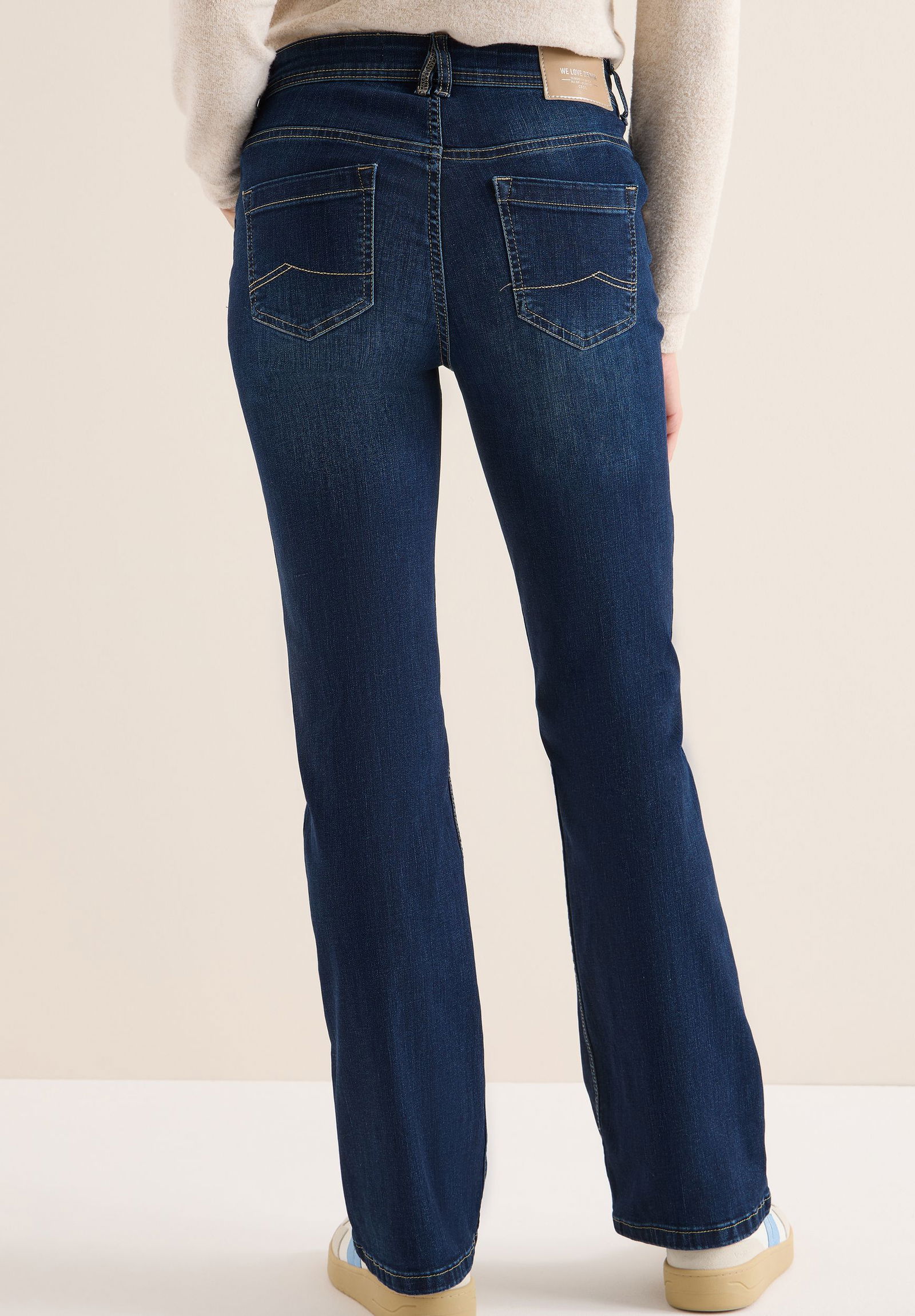 CECIL | CECIL Schmale Hose | 27/30 | dark blue wash