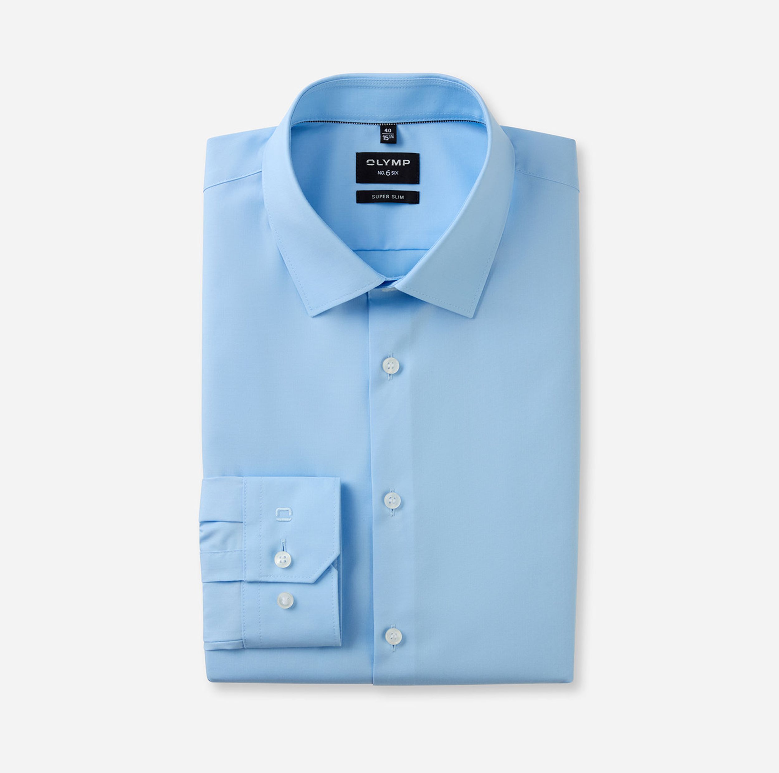 Olymp |  Olymp Hemd Super Slim | 44 | hellblau
