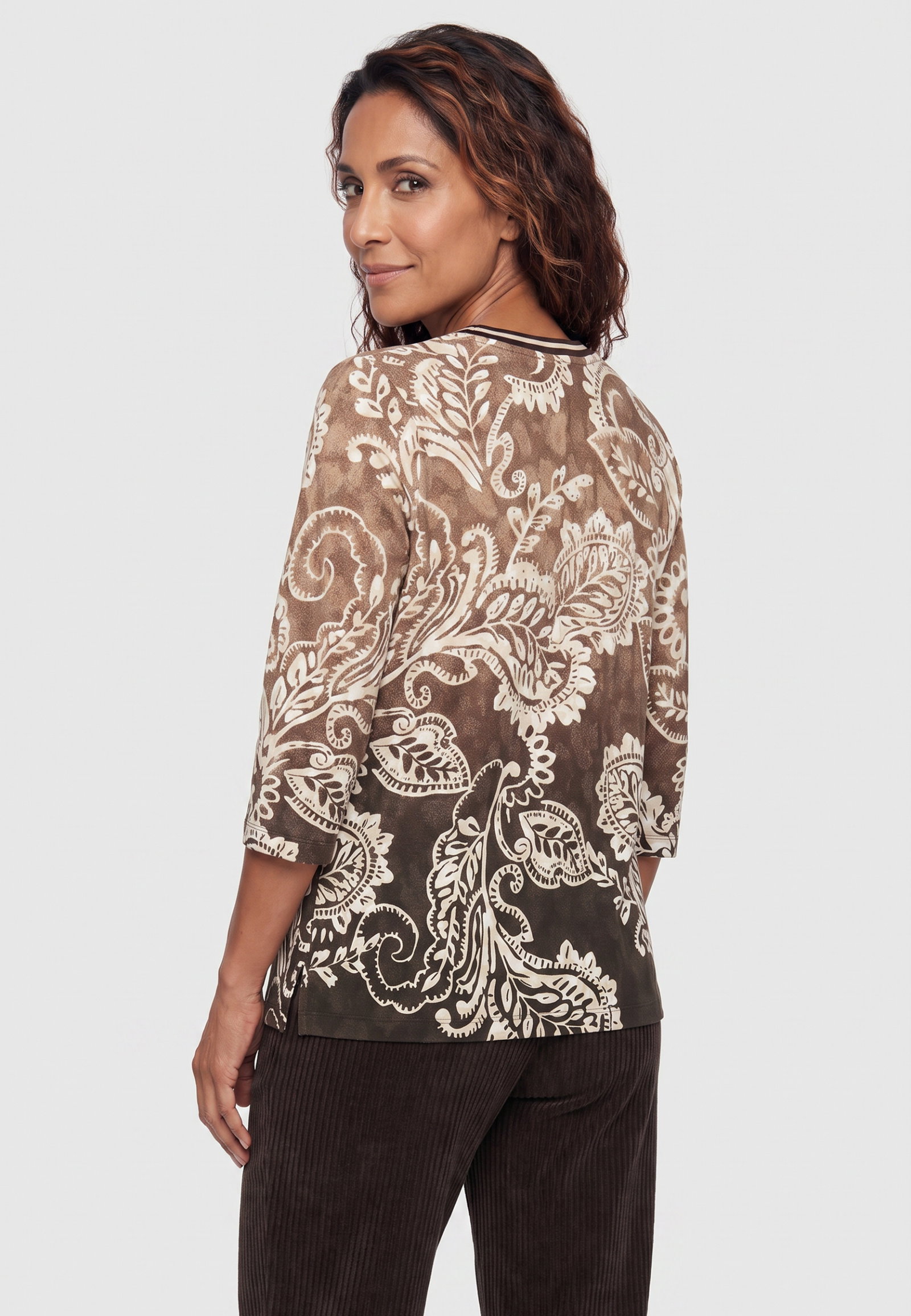 T-Shirt Long Sleeves, Coffee Bean #2