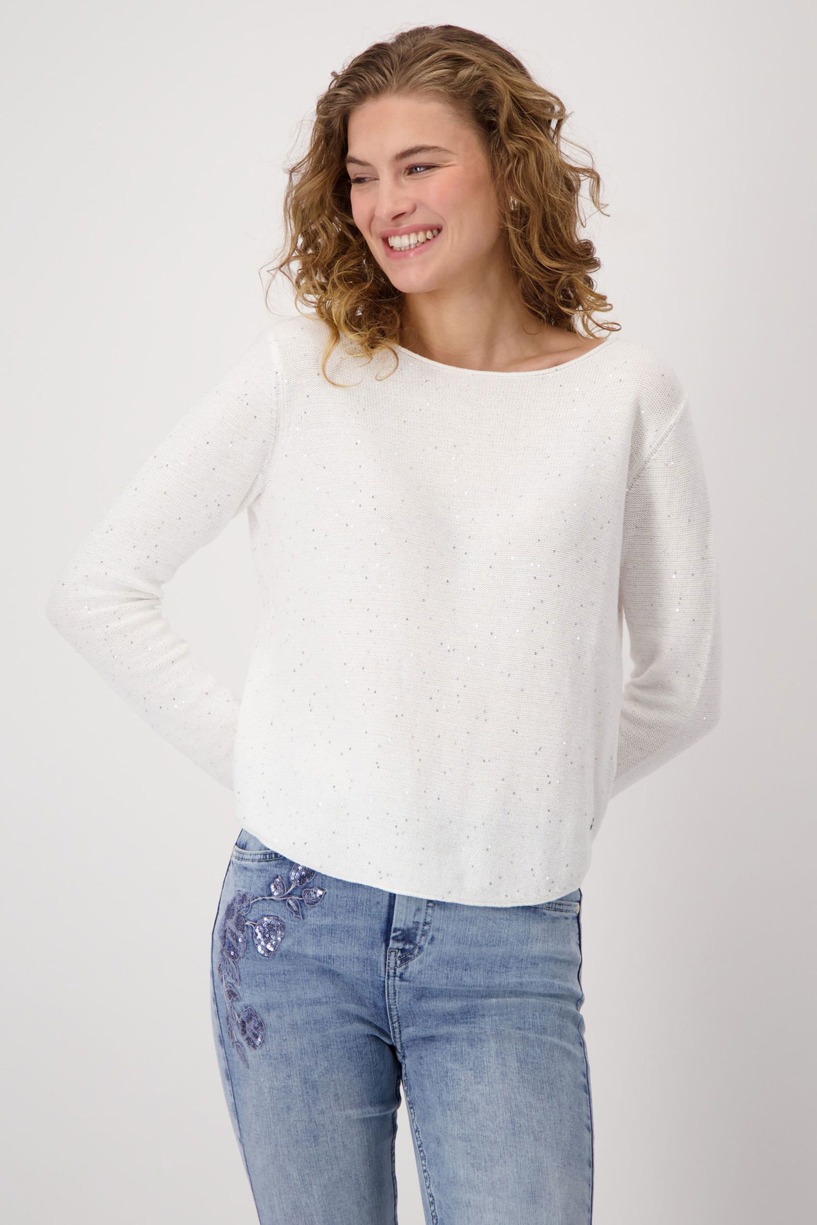 4b5231a7d640a059ff5a95517499cb83 Monari |  Monari Pullover  | 42 | Weiß