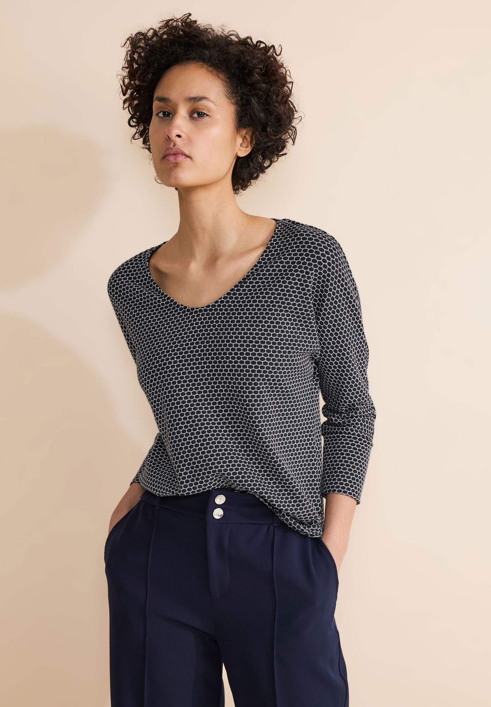 Street One | Street One Top | 36 | deep blue melange