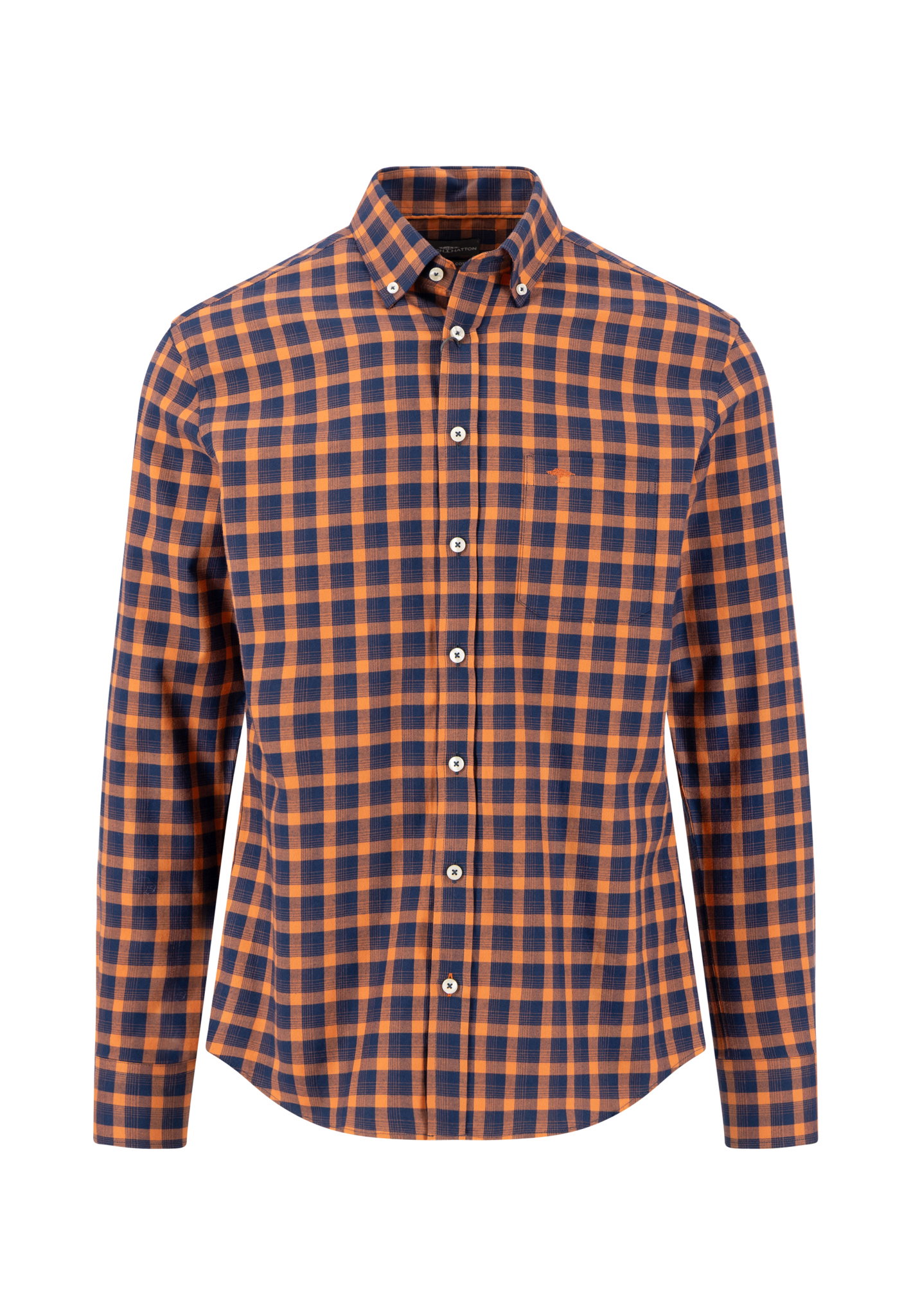 Two-Tone Check, B.D., 1/1, sienna #1