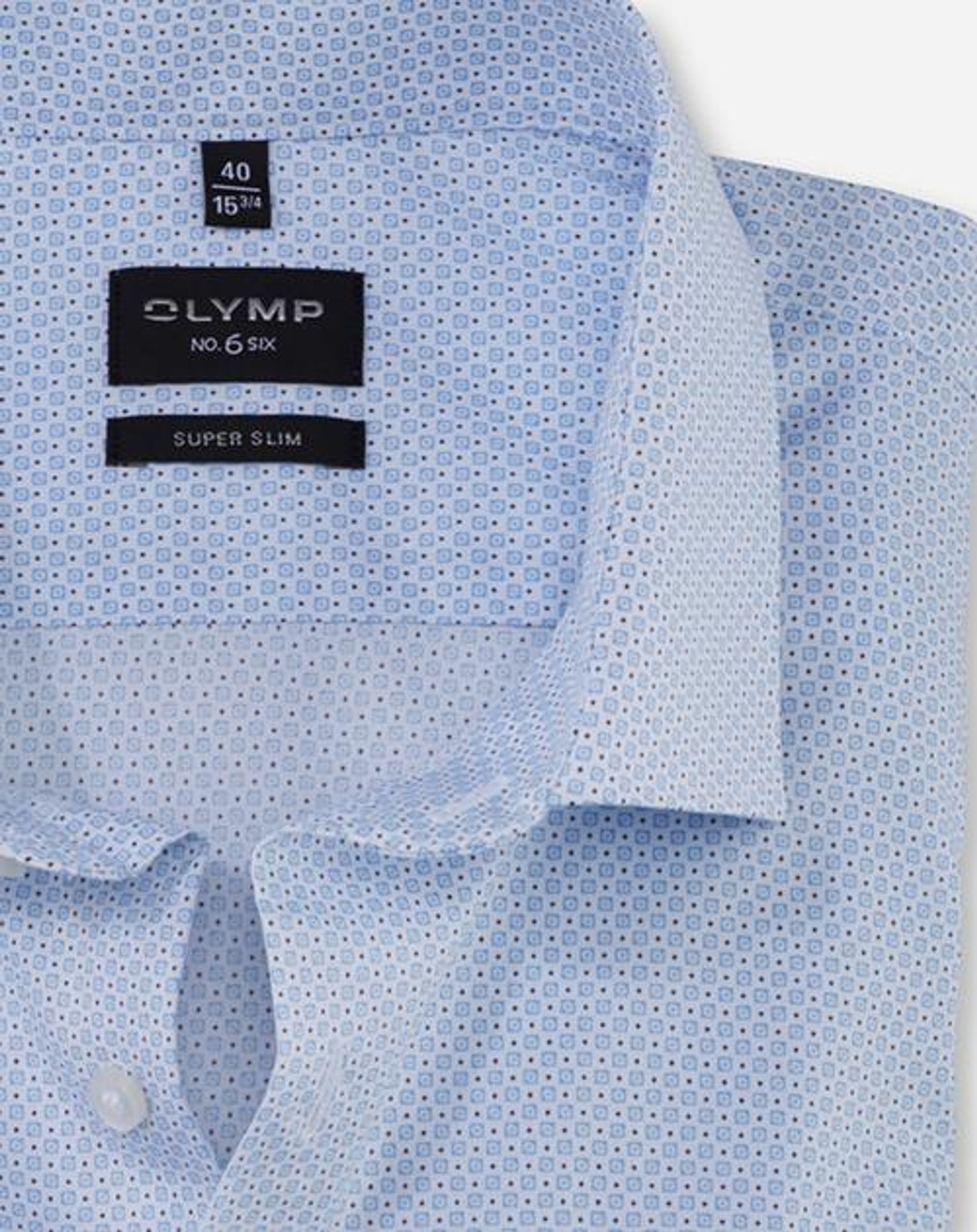 Olymp |  Olymp Hemd Modern Fit  | 43 | bleu