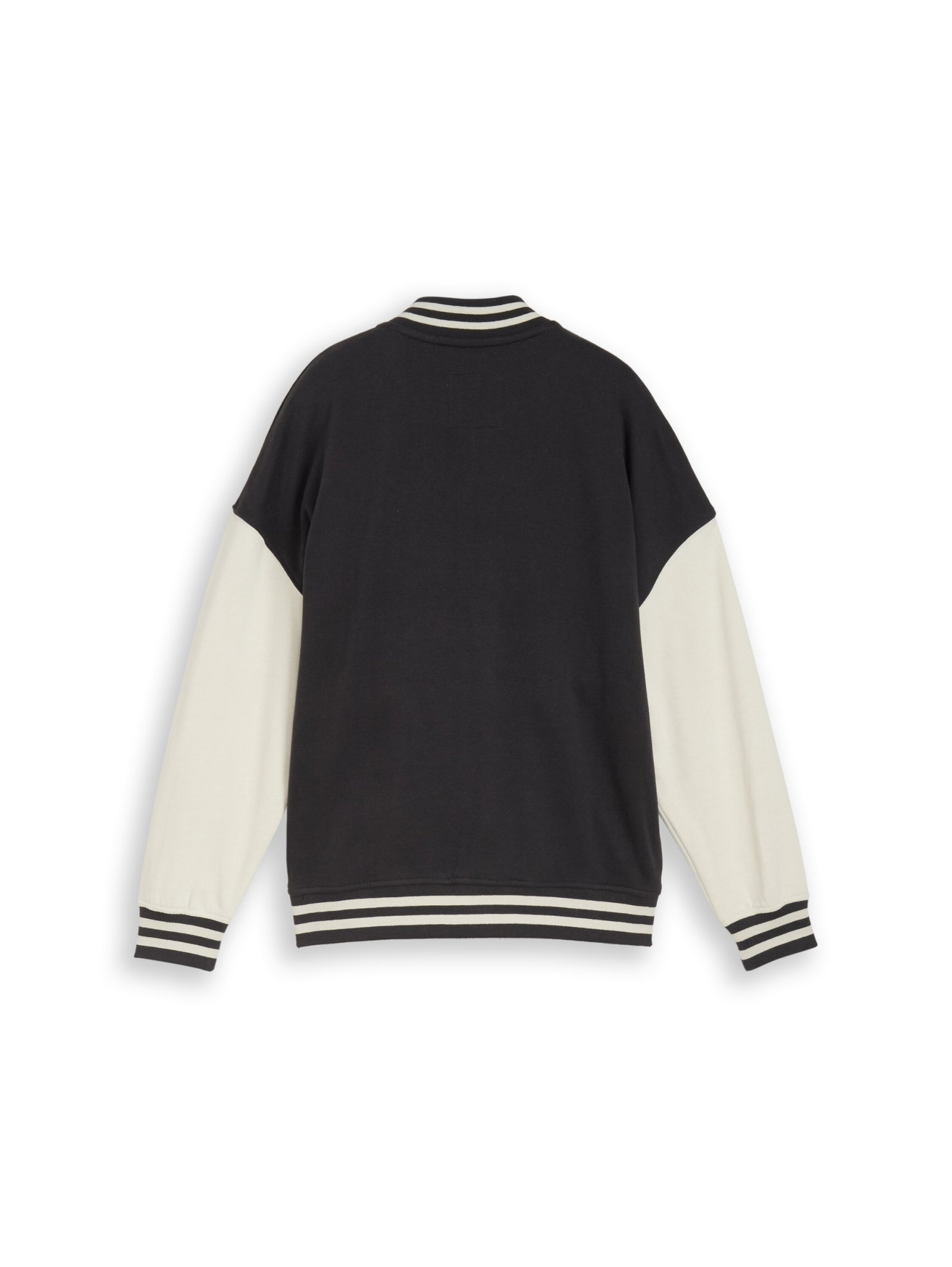 oversize college sweat jacket, coal grey #2