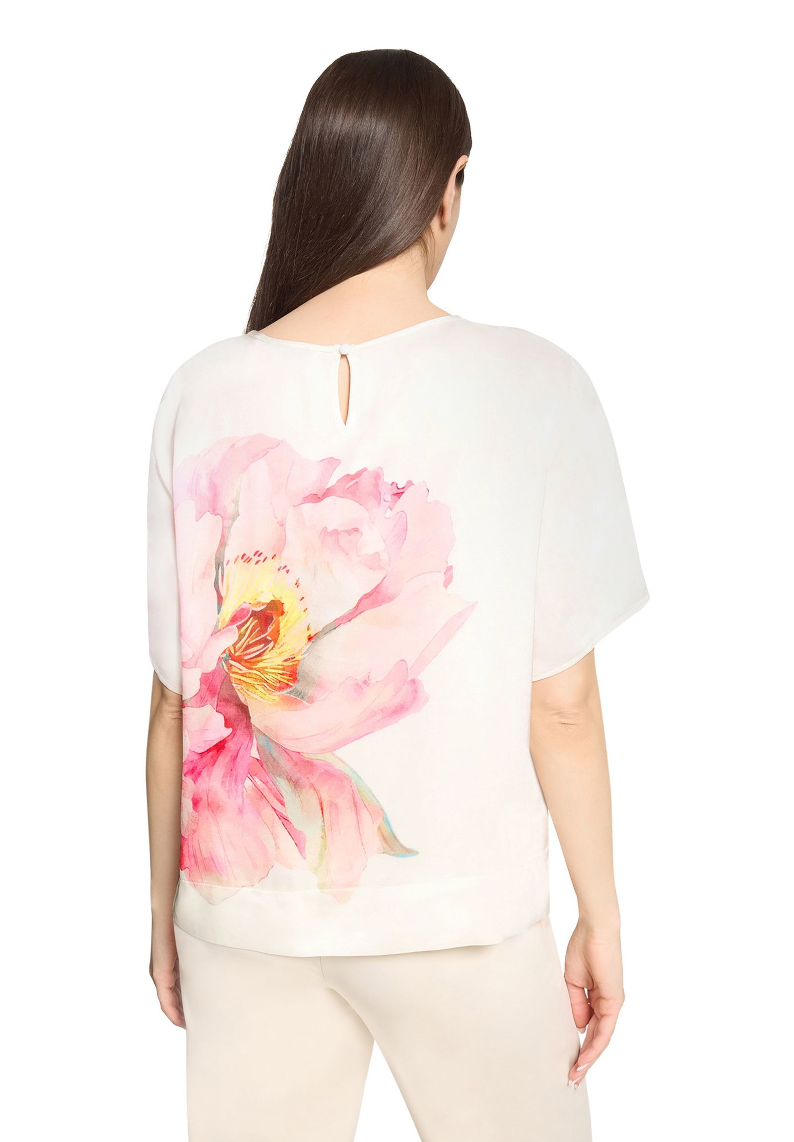 Betty Barclay |  Betty Barclay Druckbluse  | 38 | patch cream/rosé