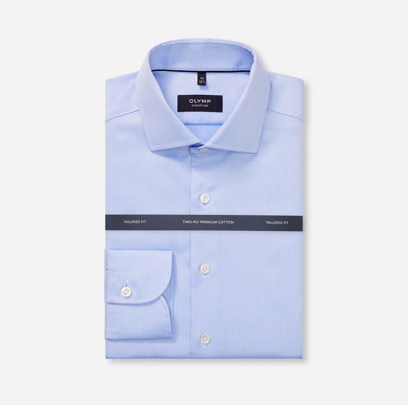 OLYMP Signature | OLYMP Signature Hemd Slim Fit | 45 | bleu