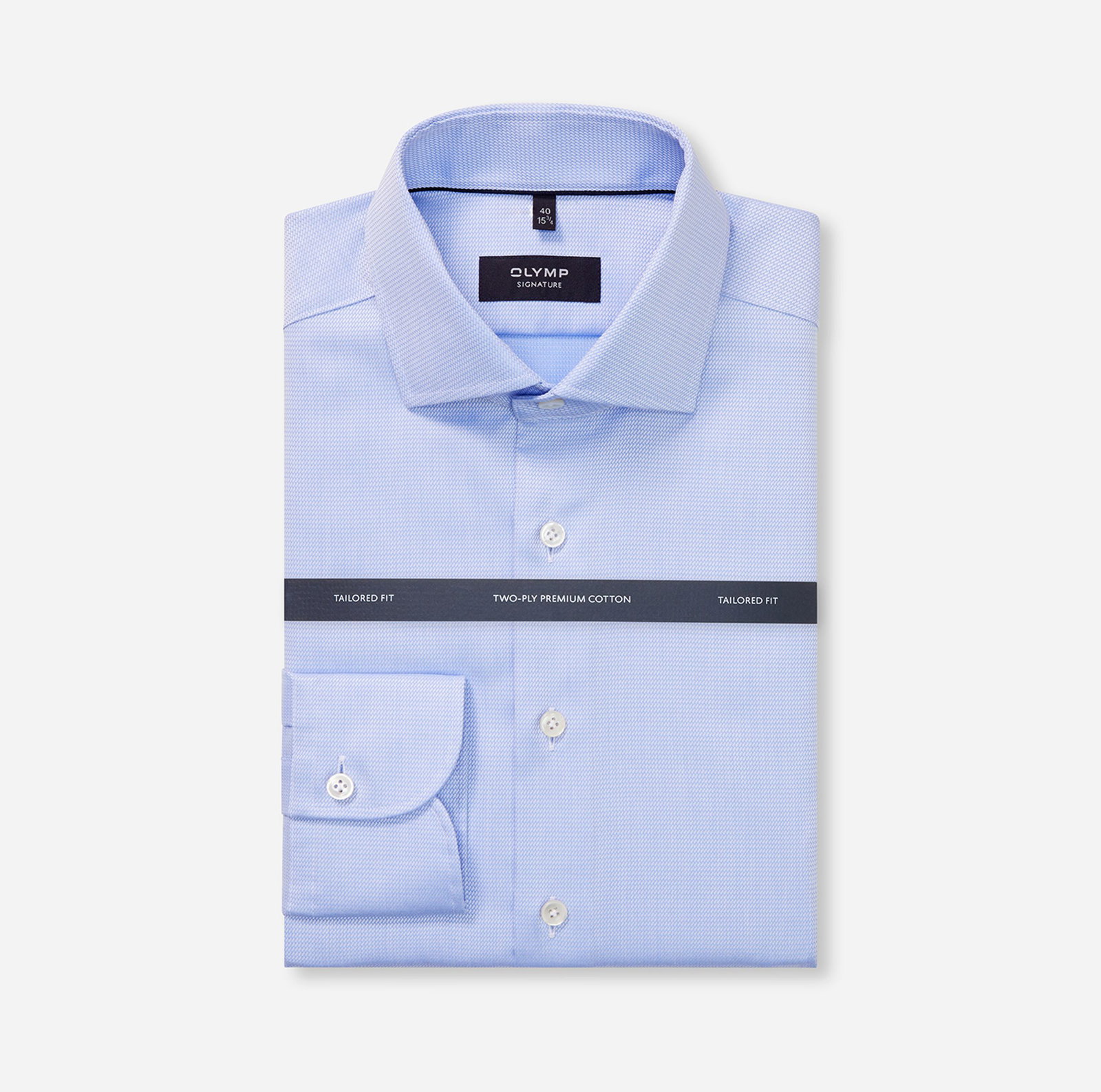 75aeaa0947941ed497c99994e4312f80 OLYMP Signature | OLYMP Signature Hemd Slim Fit | 45 | bleu
