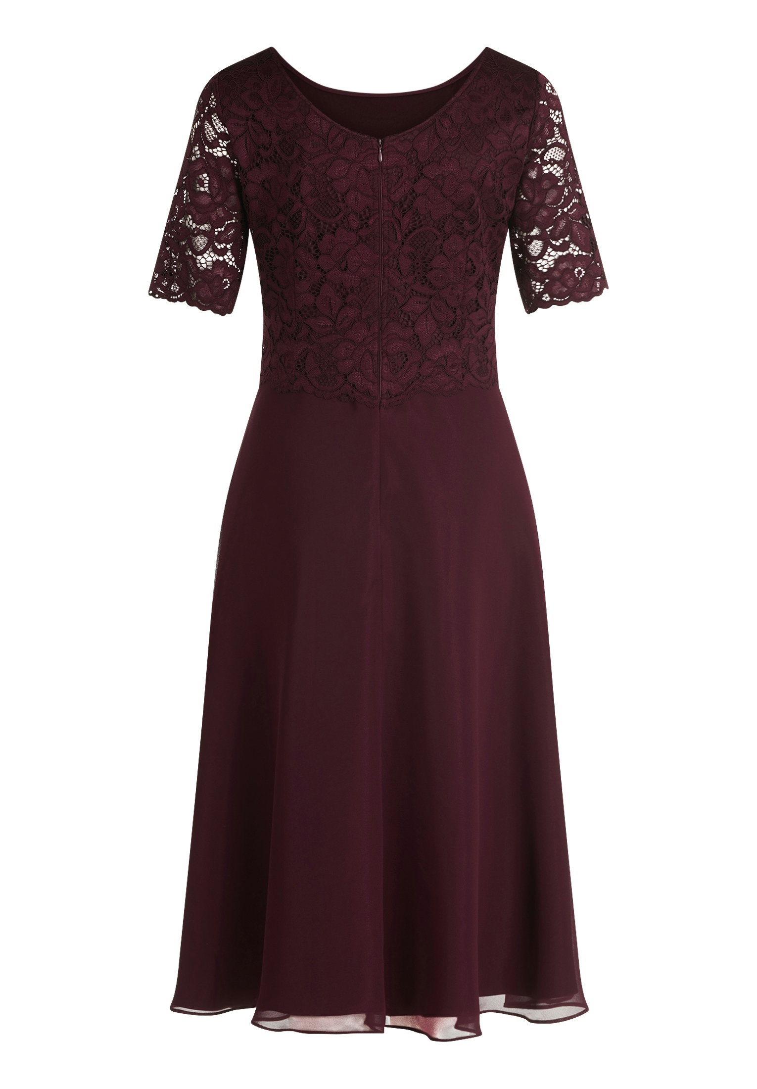 Kleid Kurz 1/2 Arm, Strong Aubergine #2