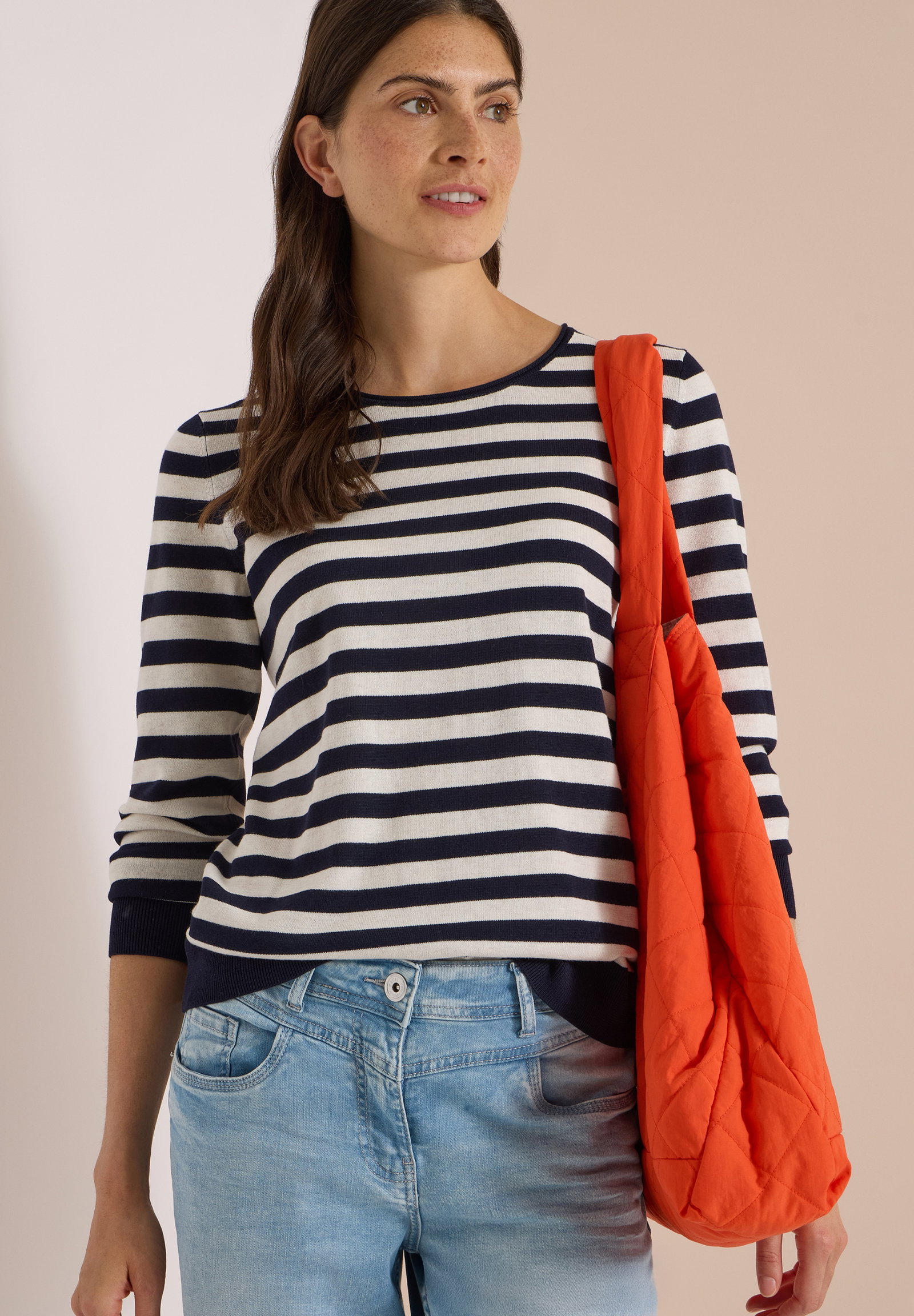 TOS_Striped Roundneck, urban dark blue #3
