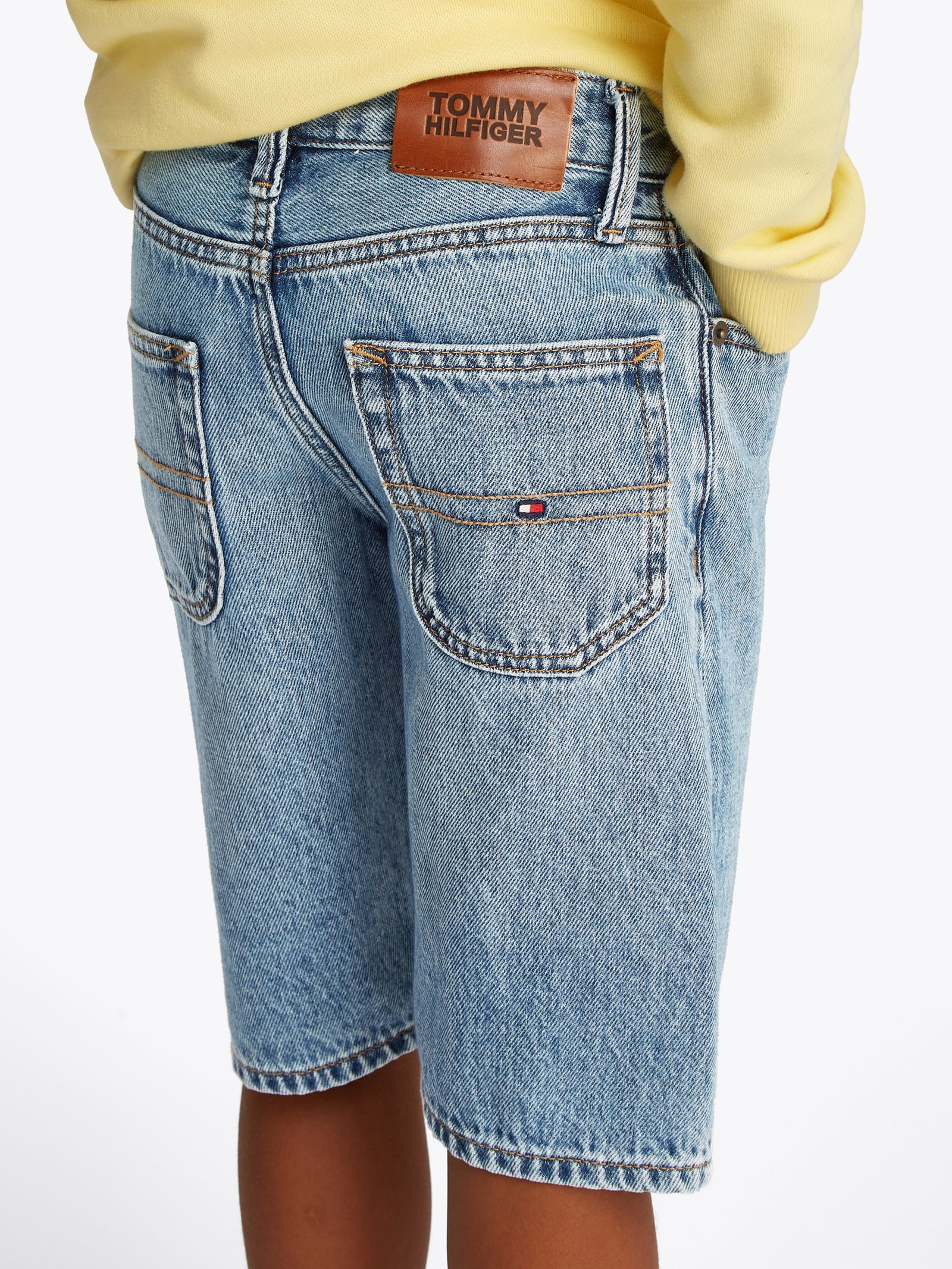 MODERN STRAIGHT DENIM SHORT #3