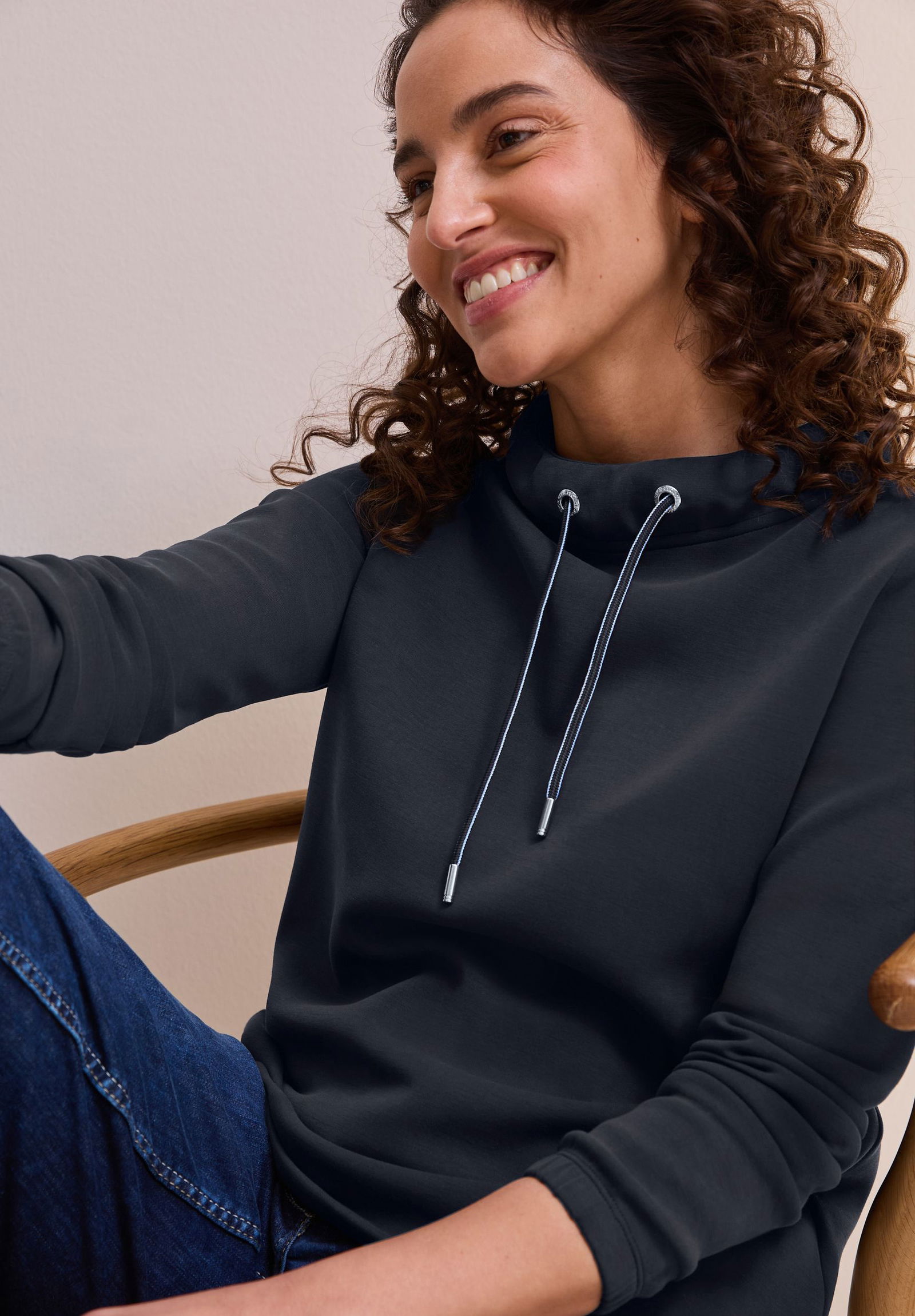 CECIL |  CECIL Sweatshirt  | L | universal blue