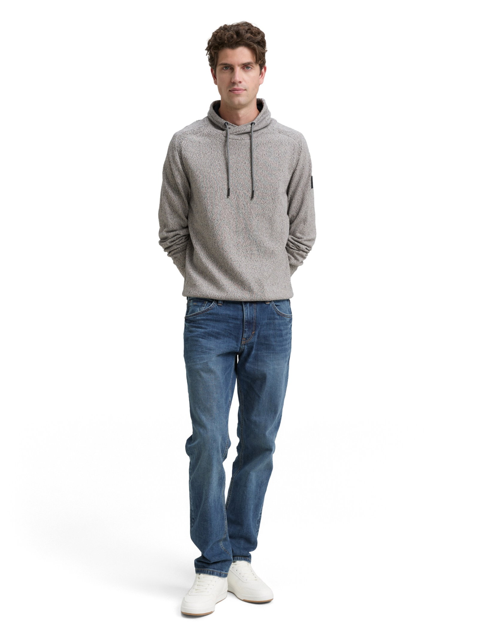 Tom Tailor Sweat-Shirt mit hohem Kragen und Kordelzug #3