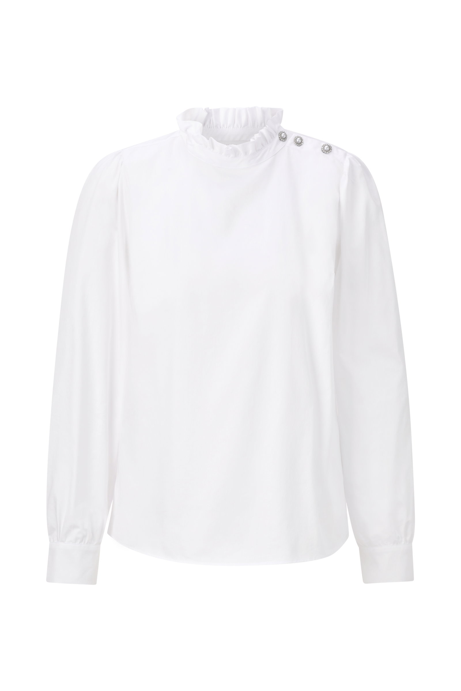 Rich & Royal Ruffle Blouse #1