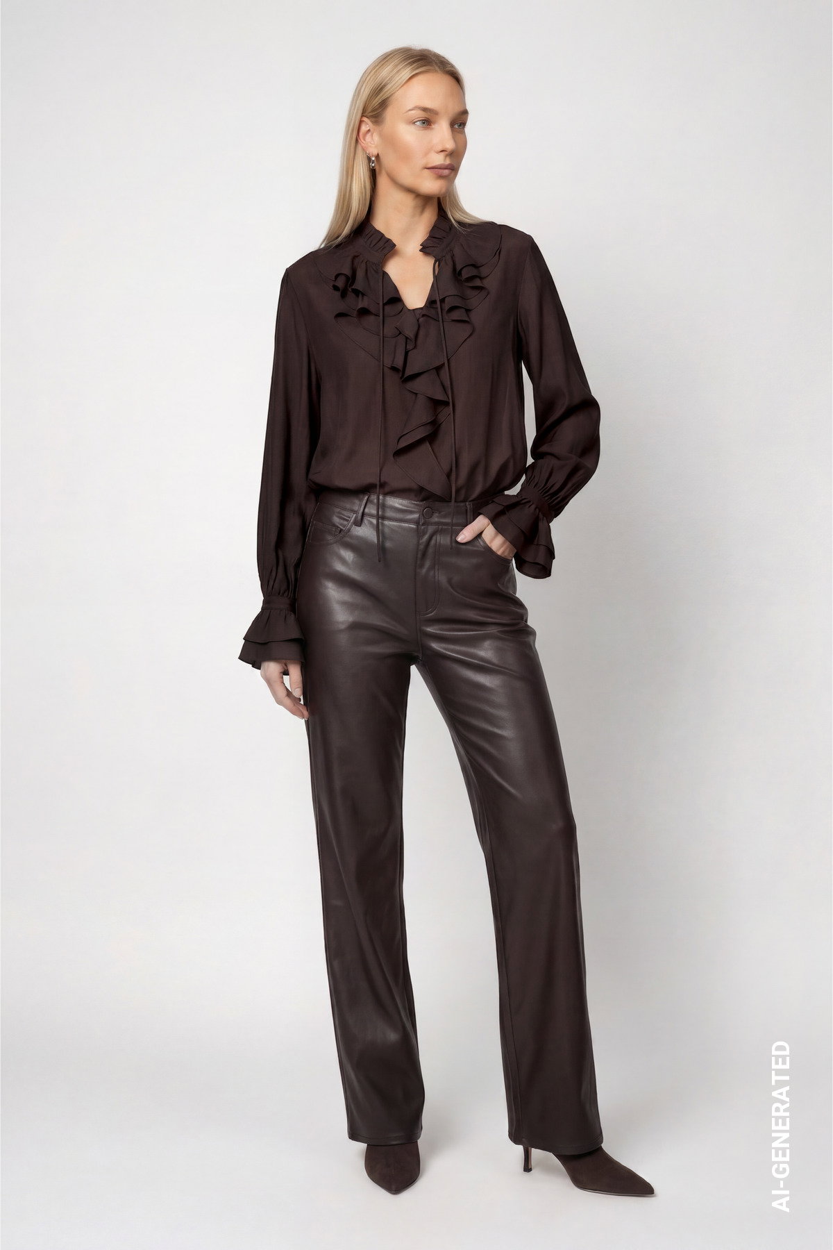 Bluse, black coffee #6