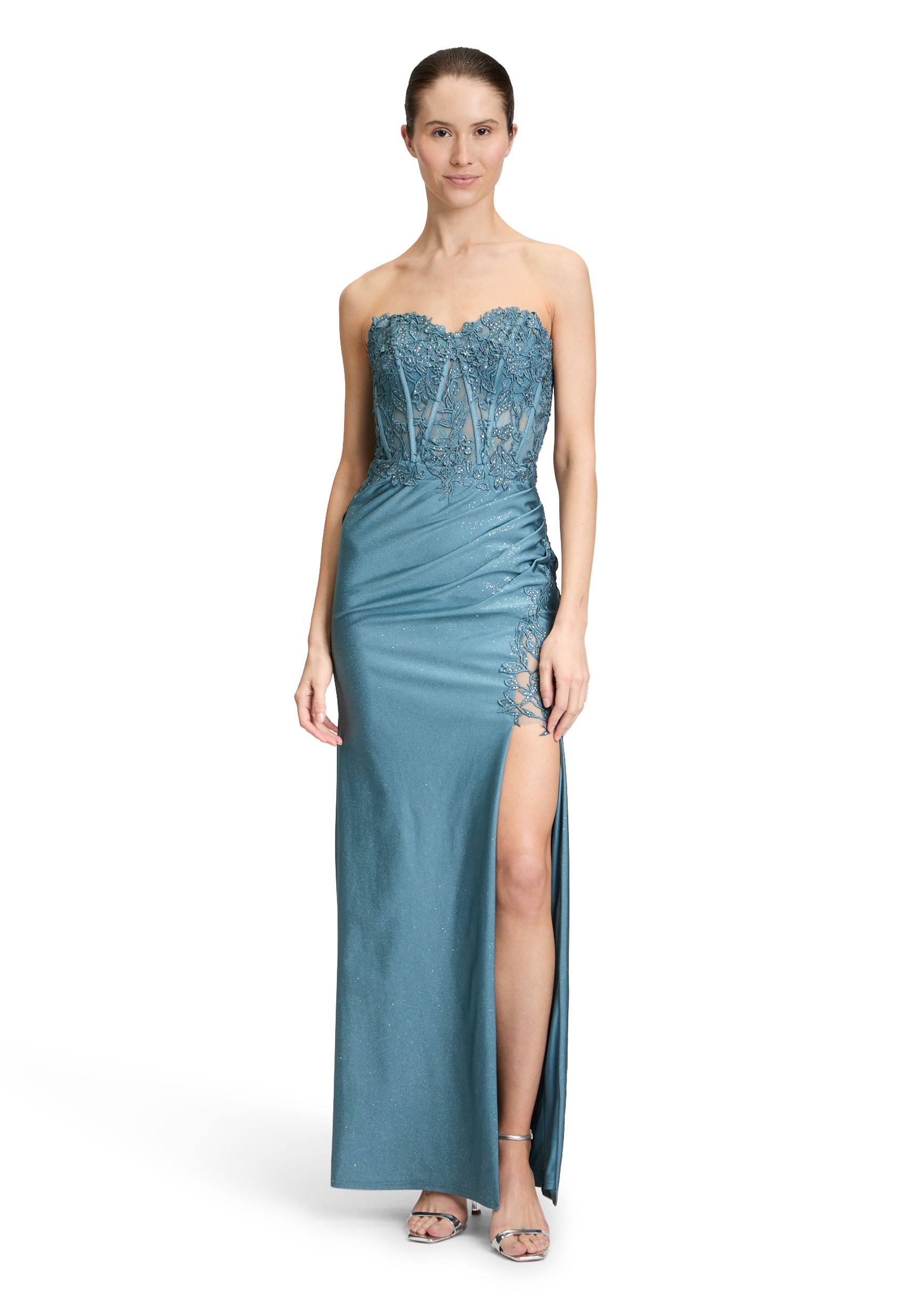 VM by Vera Mont |  VM by Vera Mont Langes Kleid  | 34 | blau/grau
