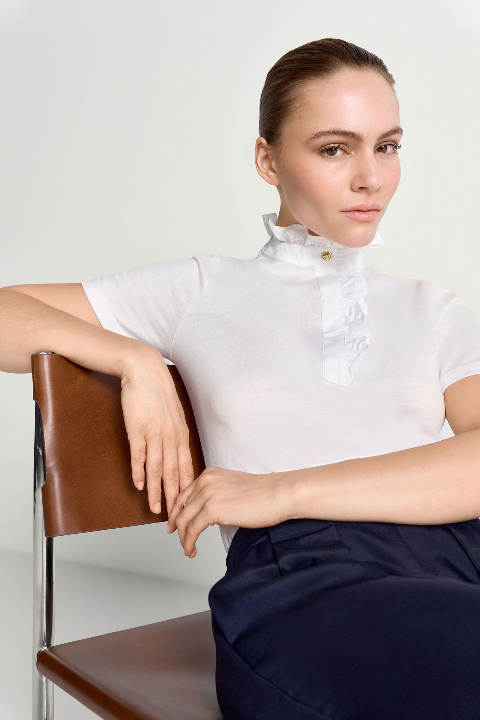 Rich & Royal |  Rich & Royal Poloshirt  | M | white