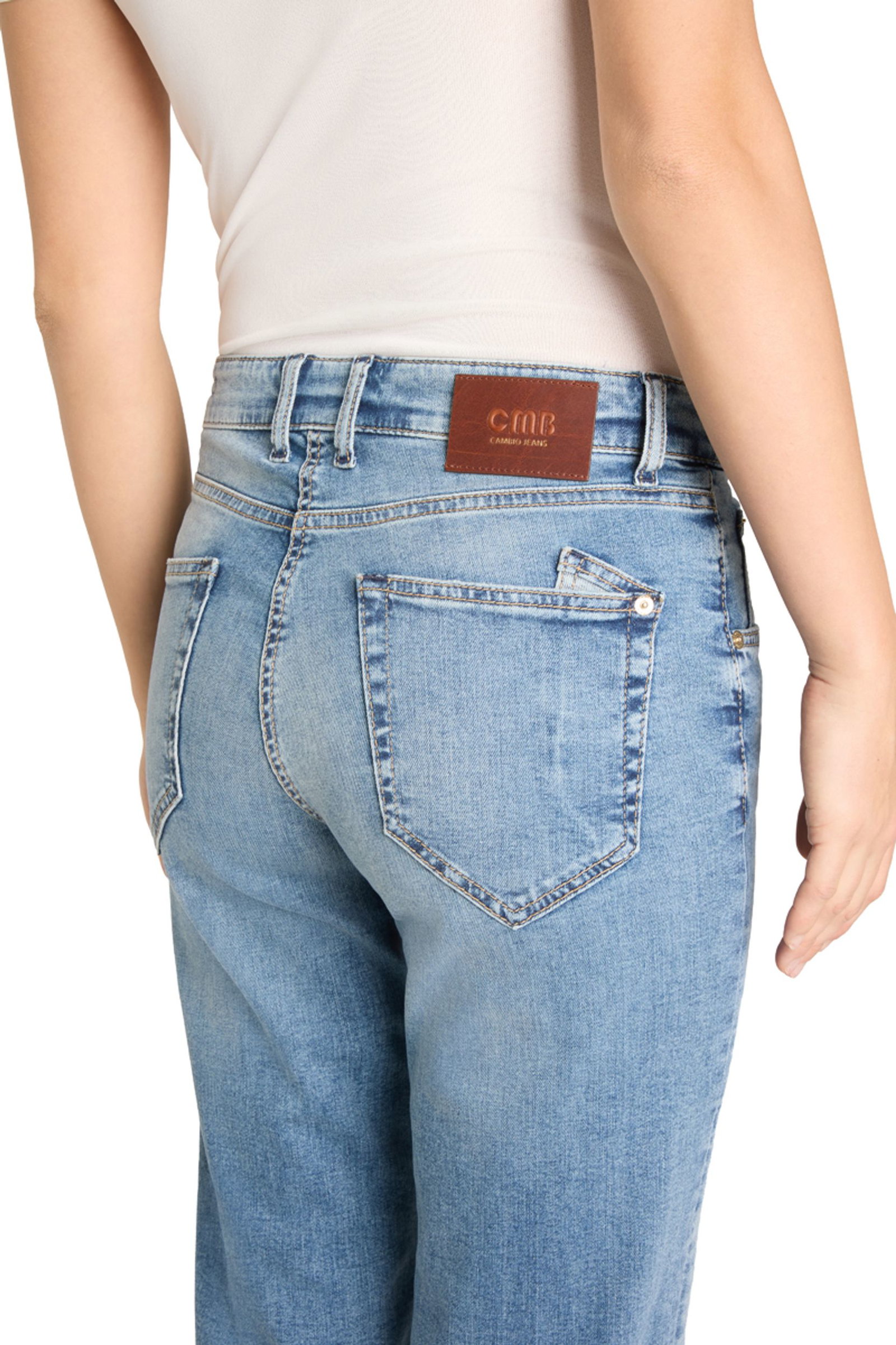 Cambio |  Cambio Straight Leg Jeans  | 34/30 | summer used fringed hem