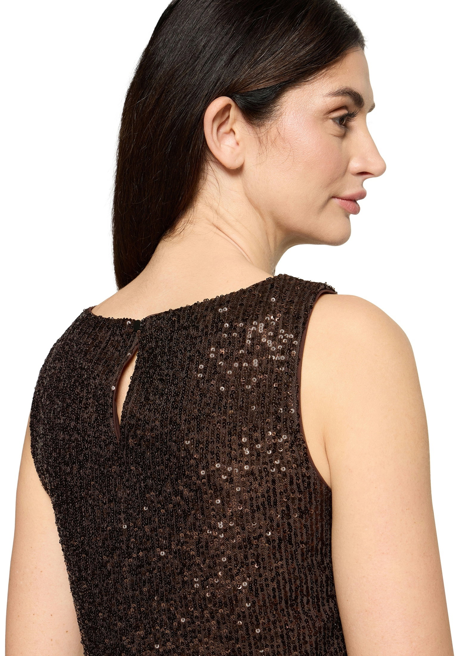 Shirt Kurz ohne Arm, Espresso Brown #7