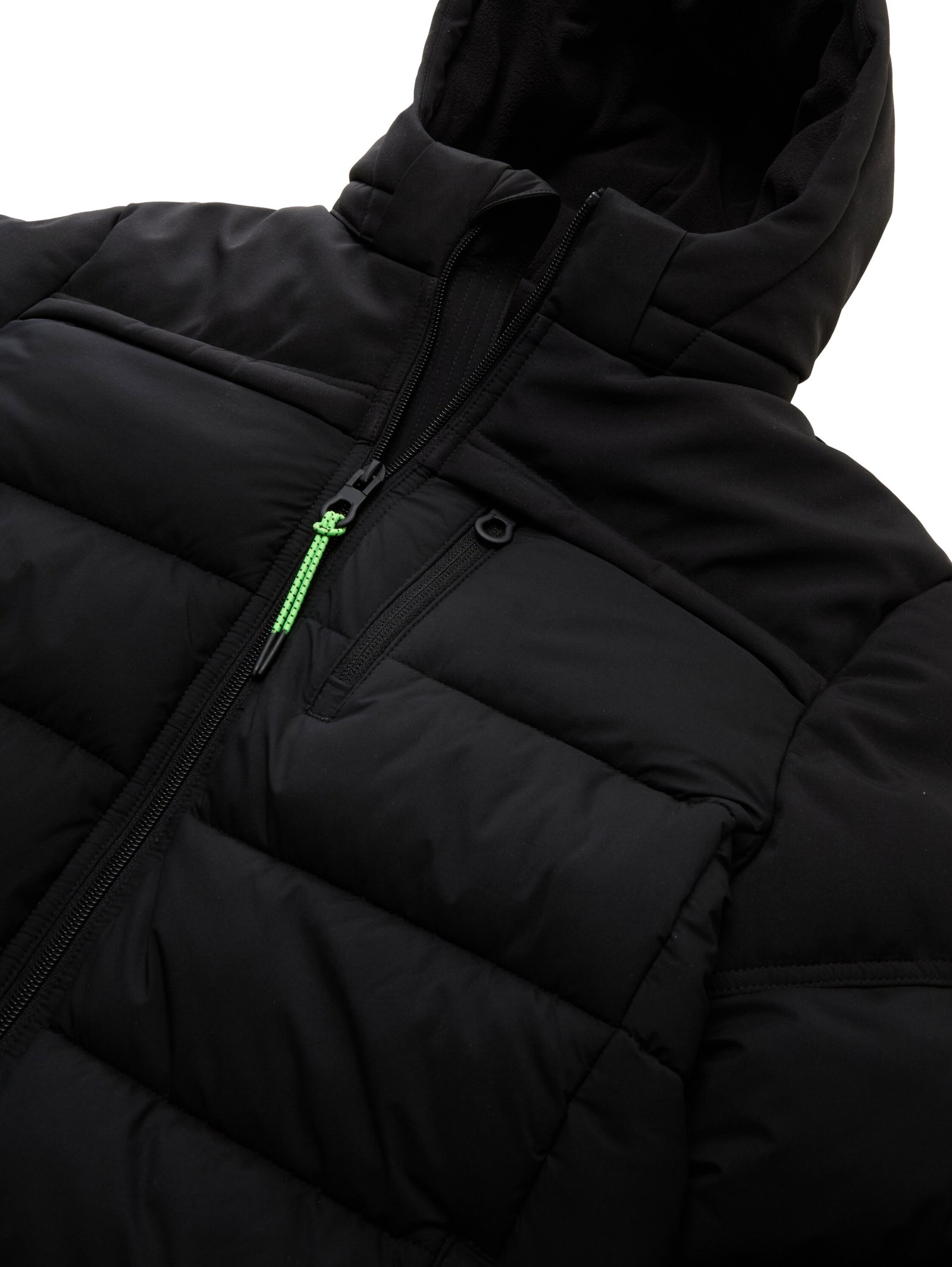 Puffer-Jacke mit abnehmbarer Kapuze #3