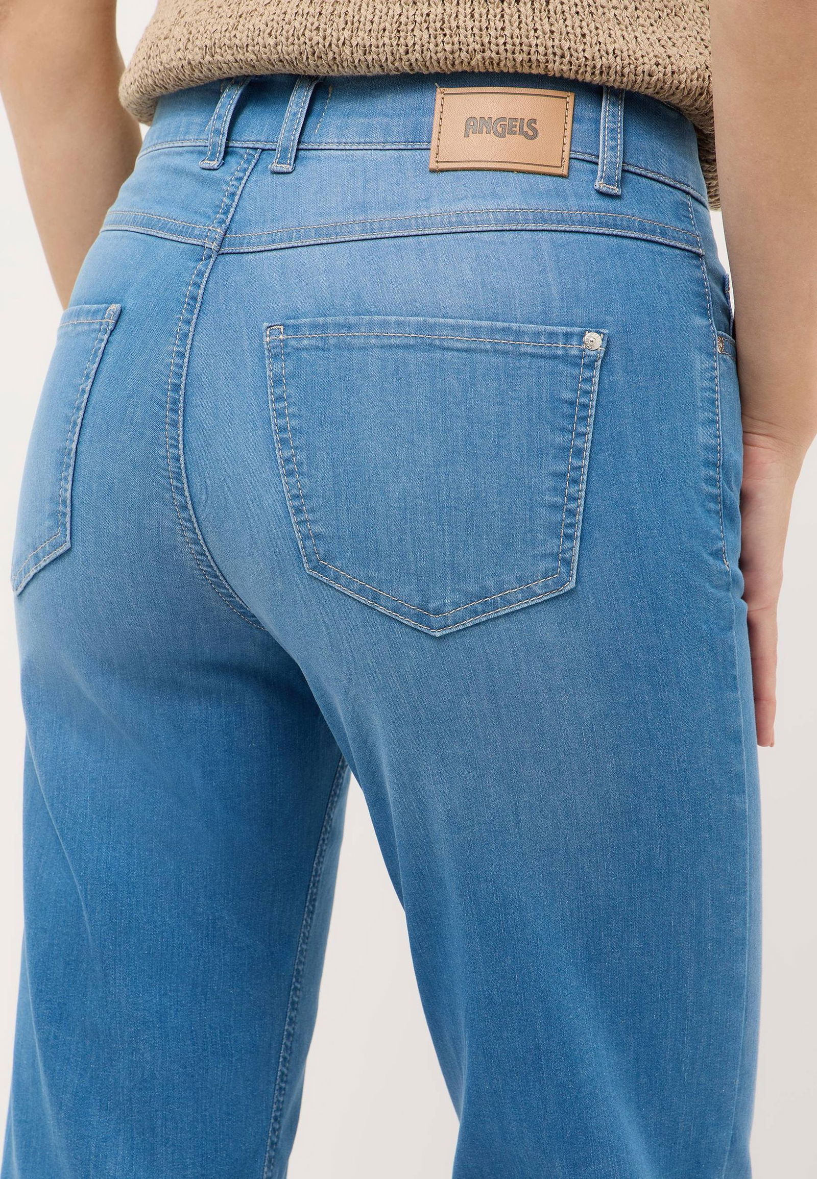 Angels |  Angels Straight Leg Jeans "Lara" | 38/30 | light blue used