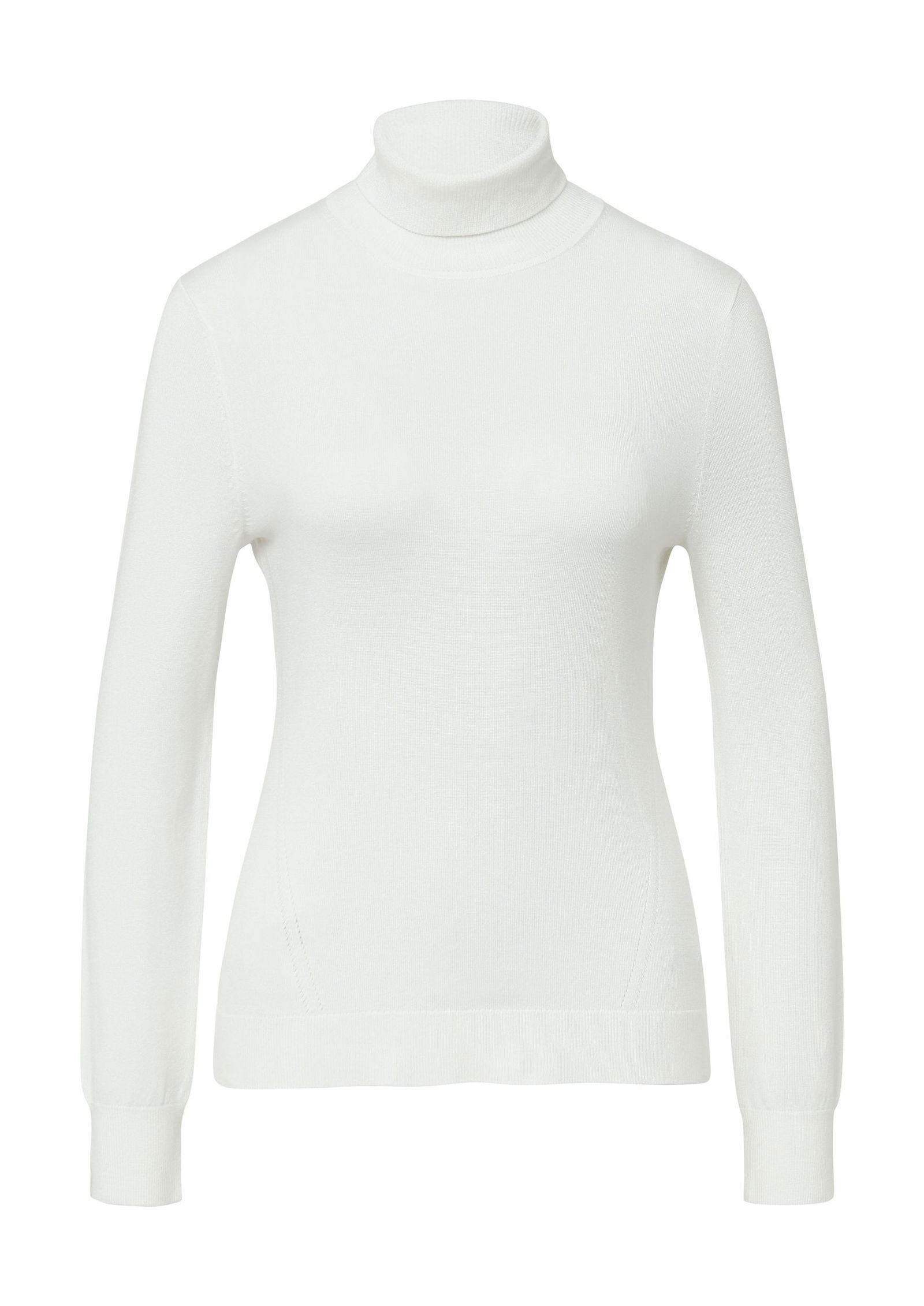 24d694d51455b62f65a1d7dcd6bcaedb Comma | Comma Rollkragenpullover | 42 | weiß