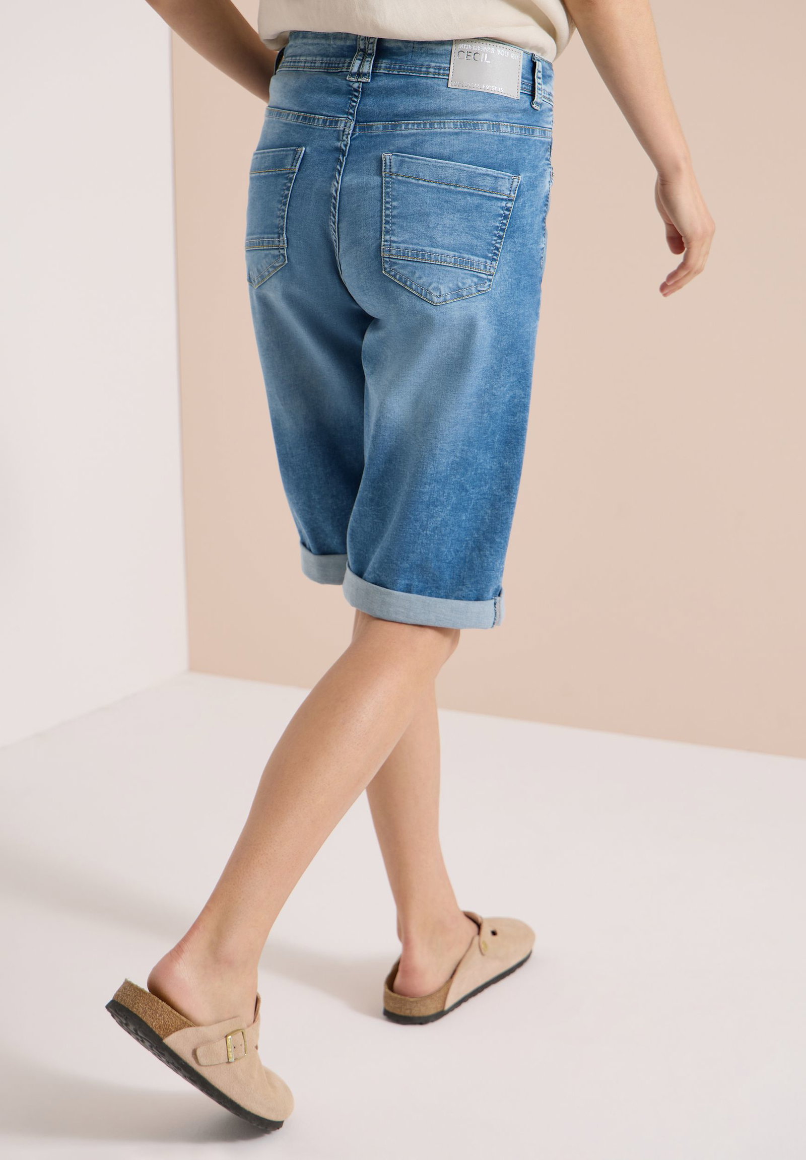 CECIL |  CECIL Shorts  | 29 | light blue washed