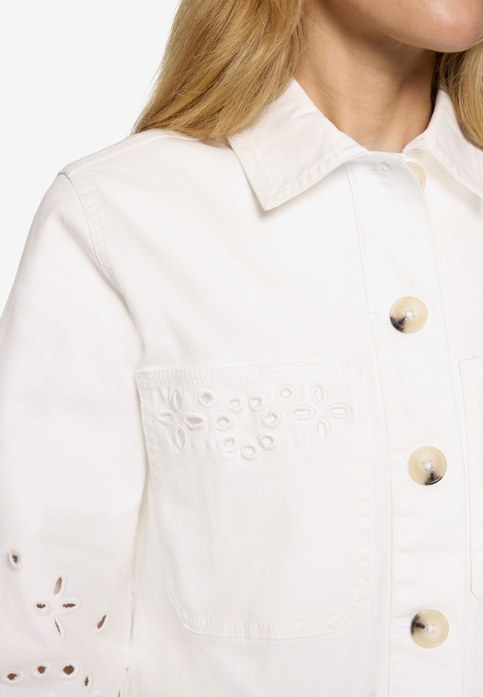 Zero |  Zero Kurzblazer  | 34 | patch creamcream