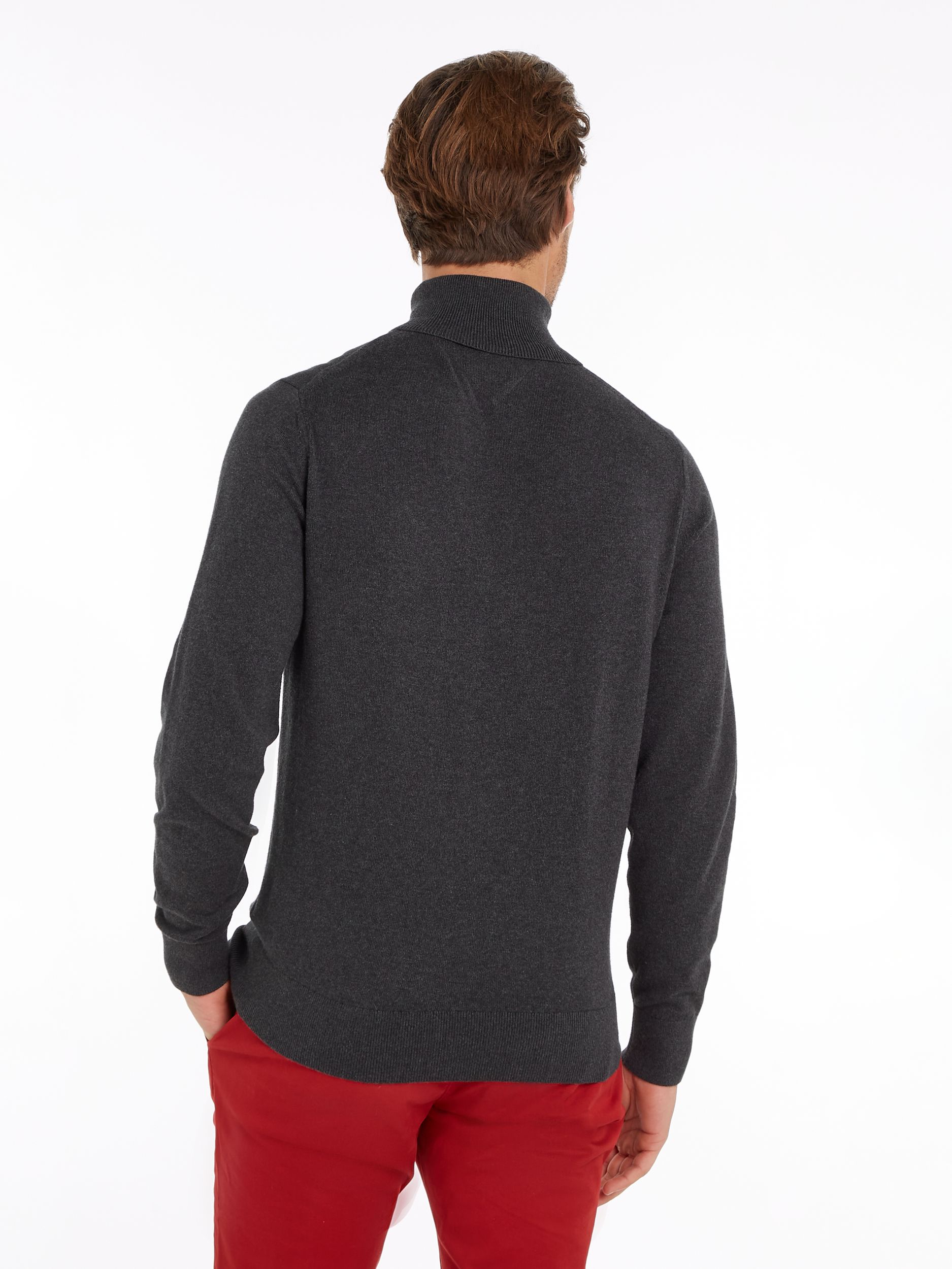 Tommy Hilfiger |  Tommy Hilfiger Rollkragenpullover  | S | dark grey heather