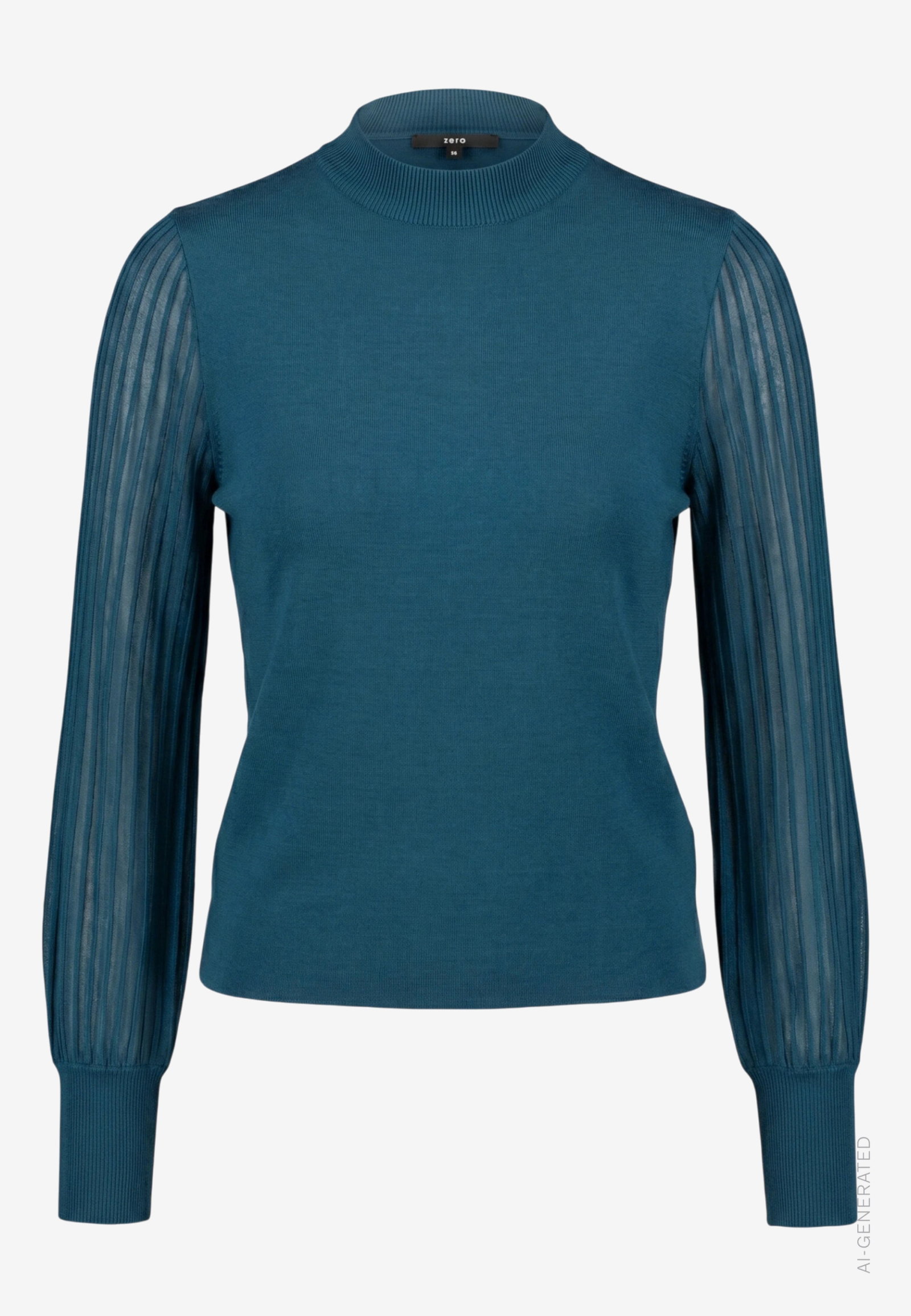 Strickpullover Kurz 1/1 Arm, Green Forest #1