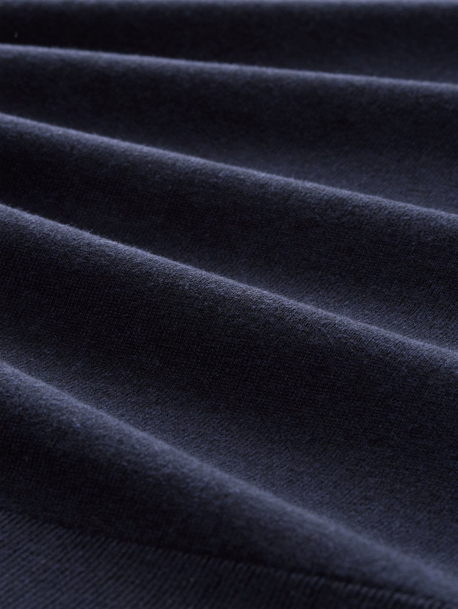 Tom Tailor basic v neck sweater, Knitted Navy Melange #3