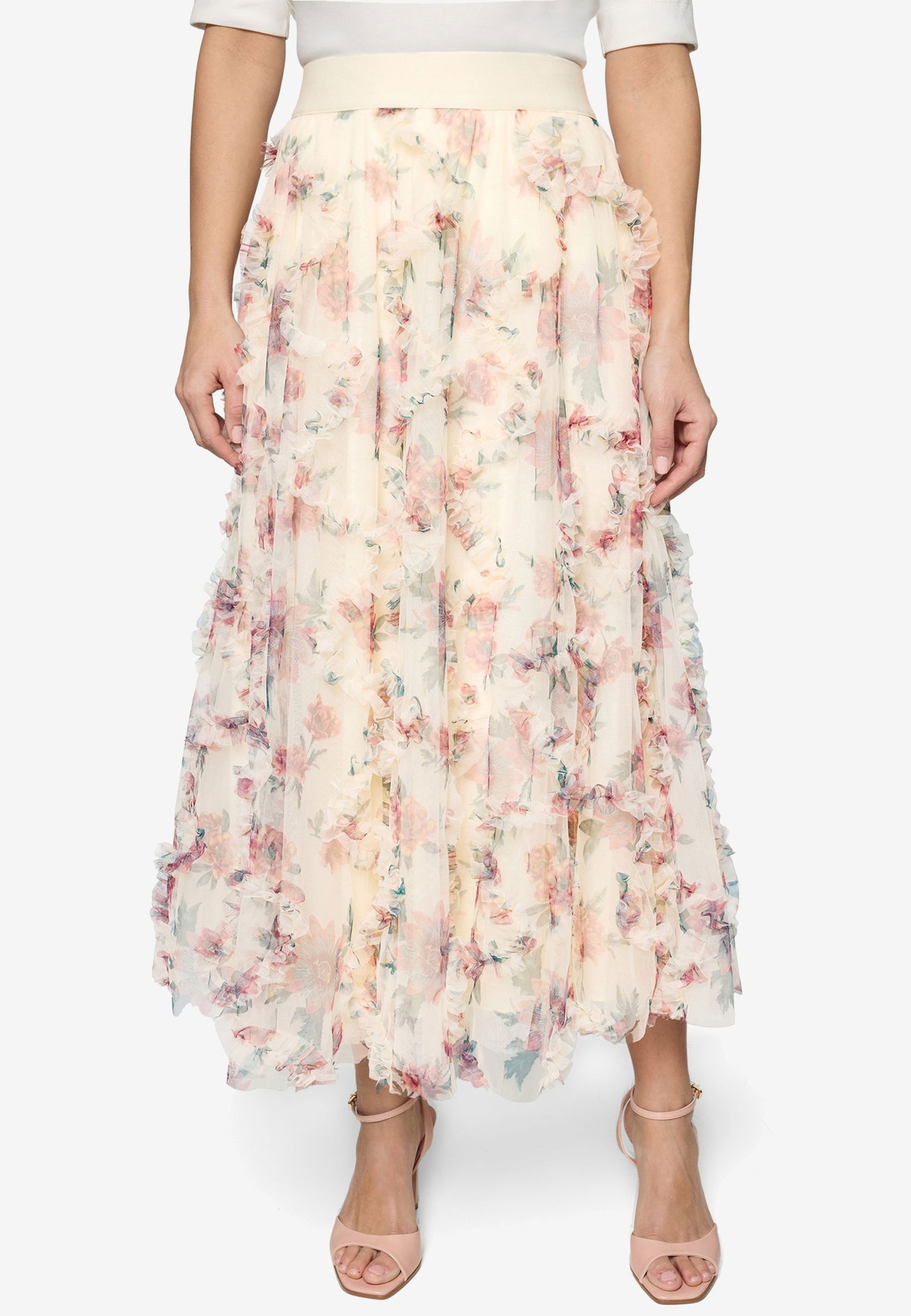 |  Tüllrock mit Rüschen | 44 | 1605_1843