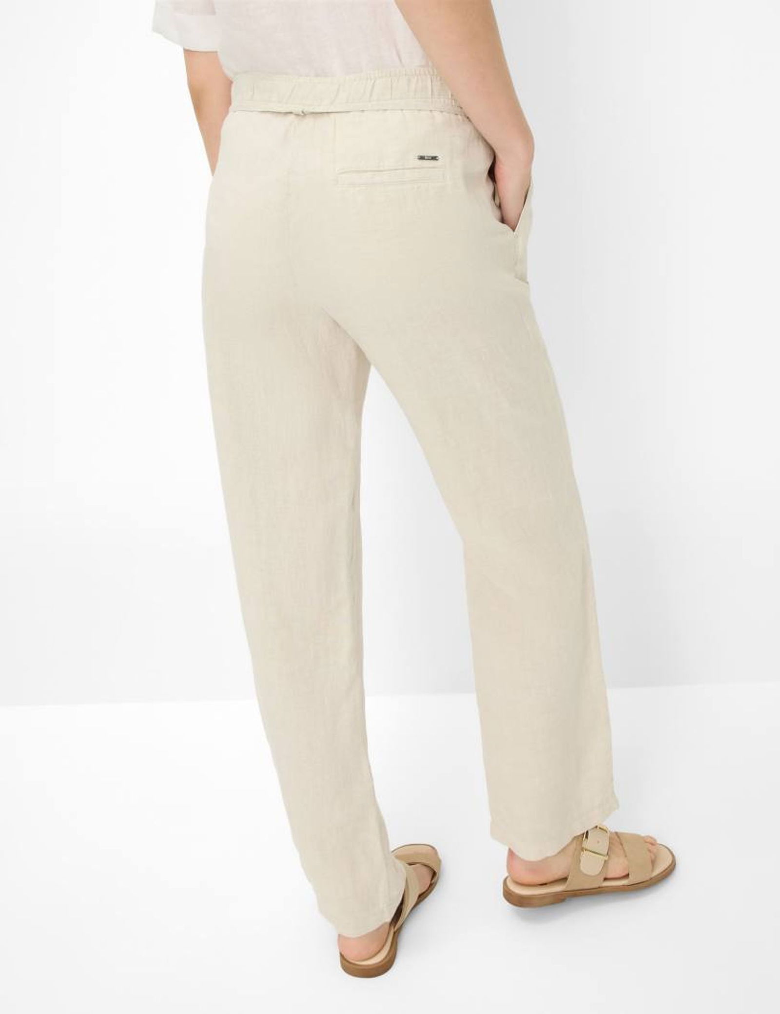 Brax |  Brax Leinenhose "Farina" | 40 | bone