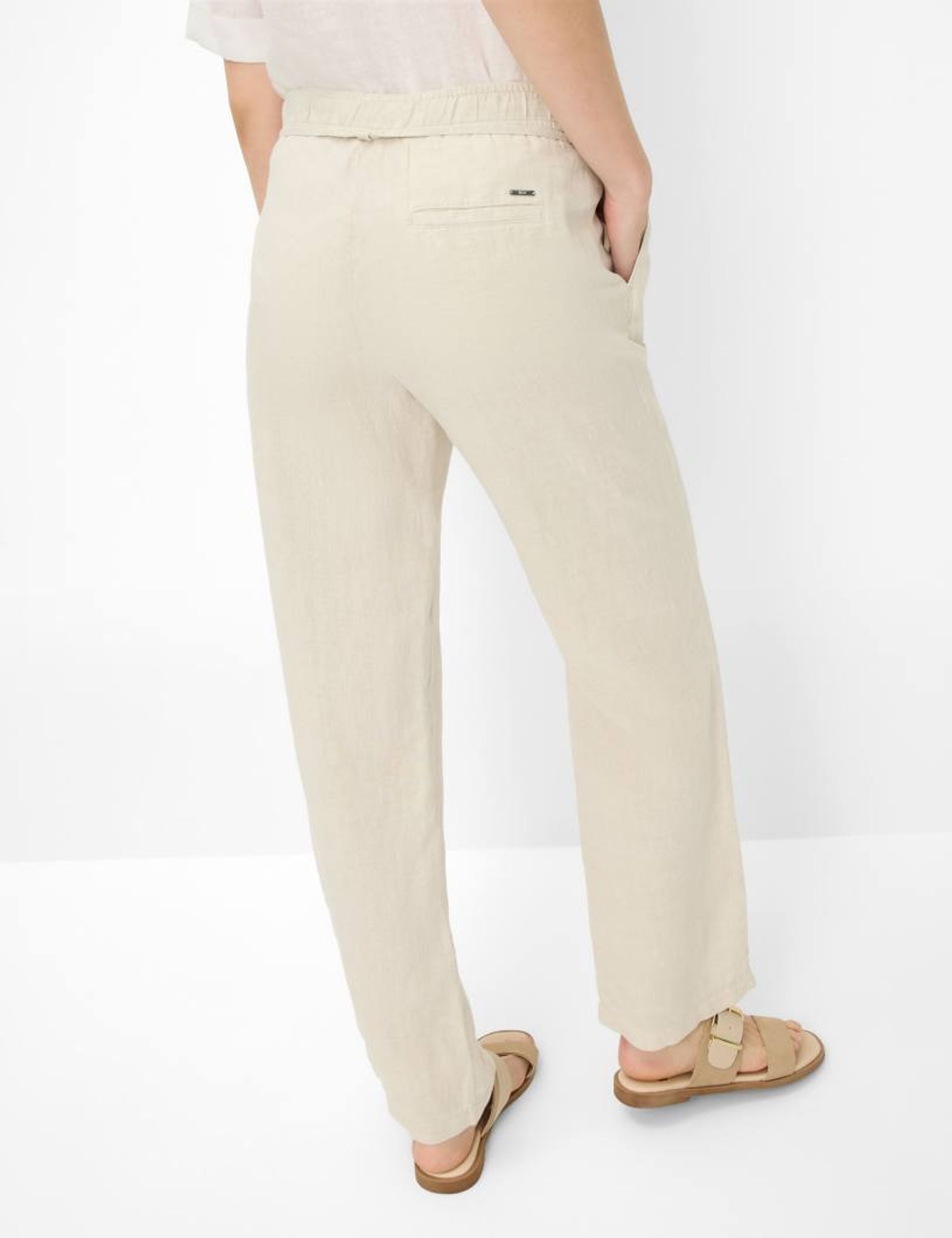 Brax |  Brax Leinenhose "Farina" | 40 | bone