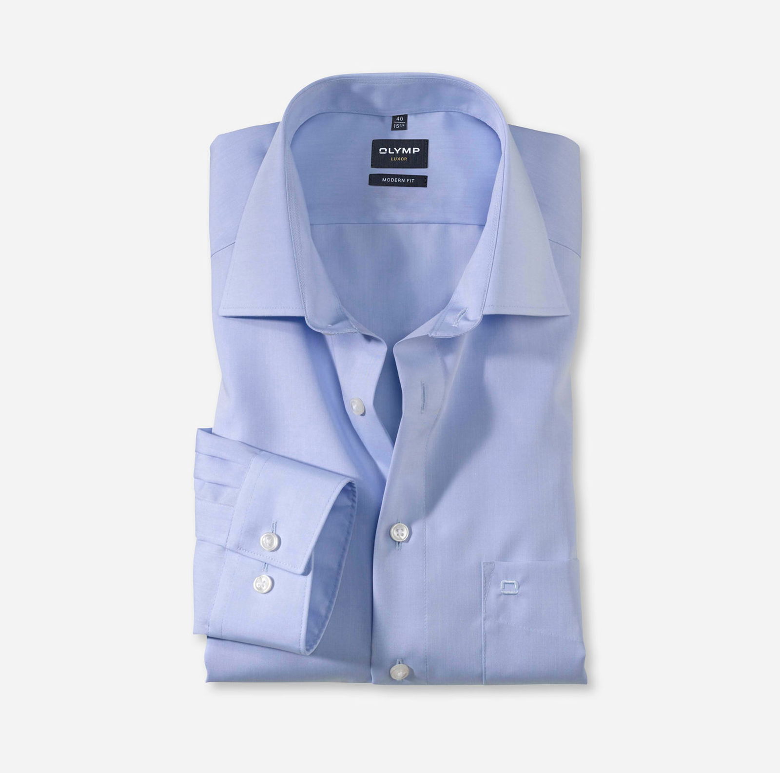 Olymp |  Olymp Hemd Modern Fit  | 43 | bleu