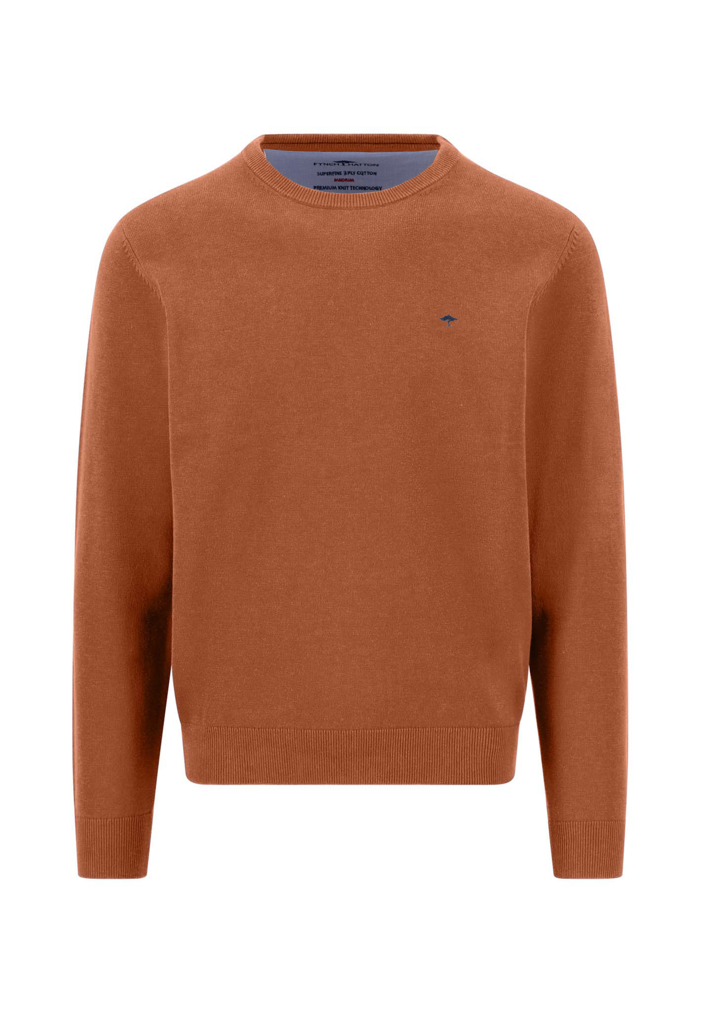 O-Neck, Superfine, sienna #1