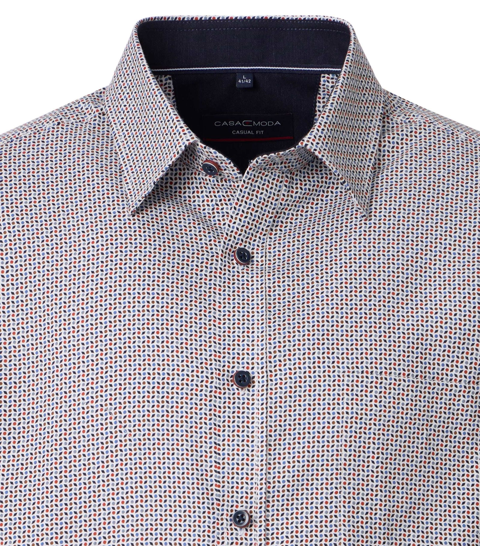 Casa Moda |  Casa Moda Hemd Regular Fit  | L | orange