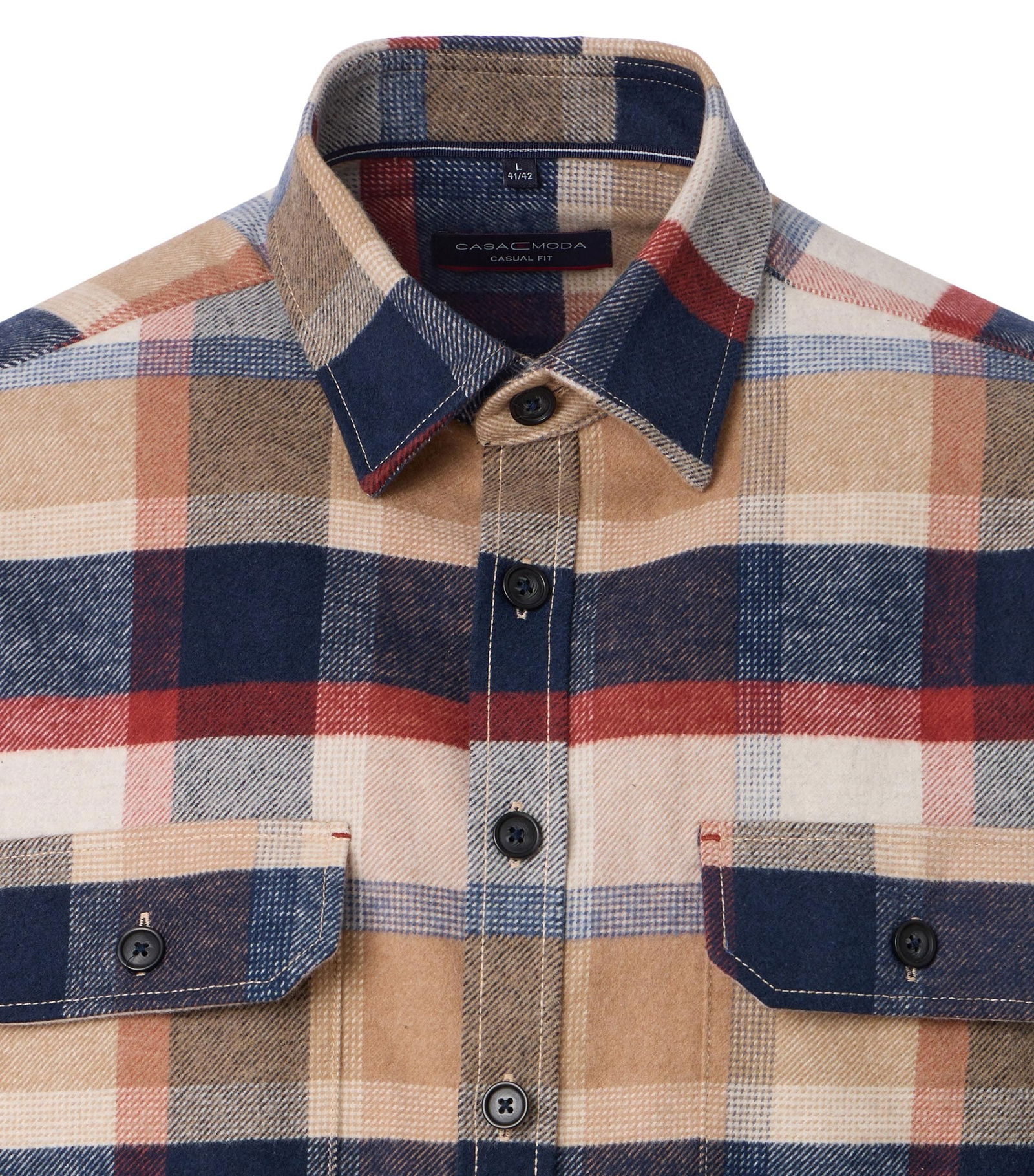 Casa Moda |  Casa Moda Hemd Regular Fit  | XL | blau