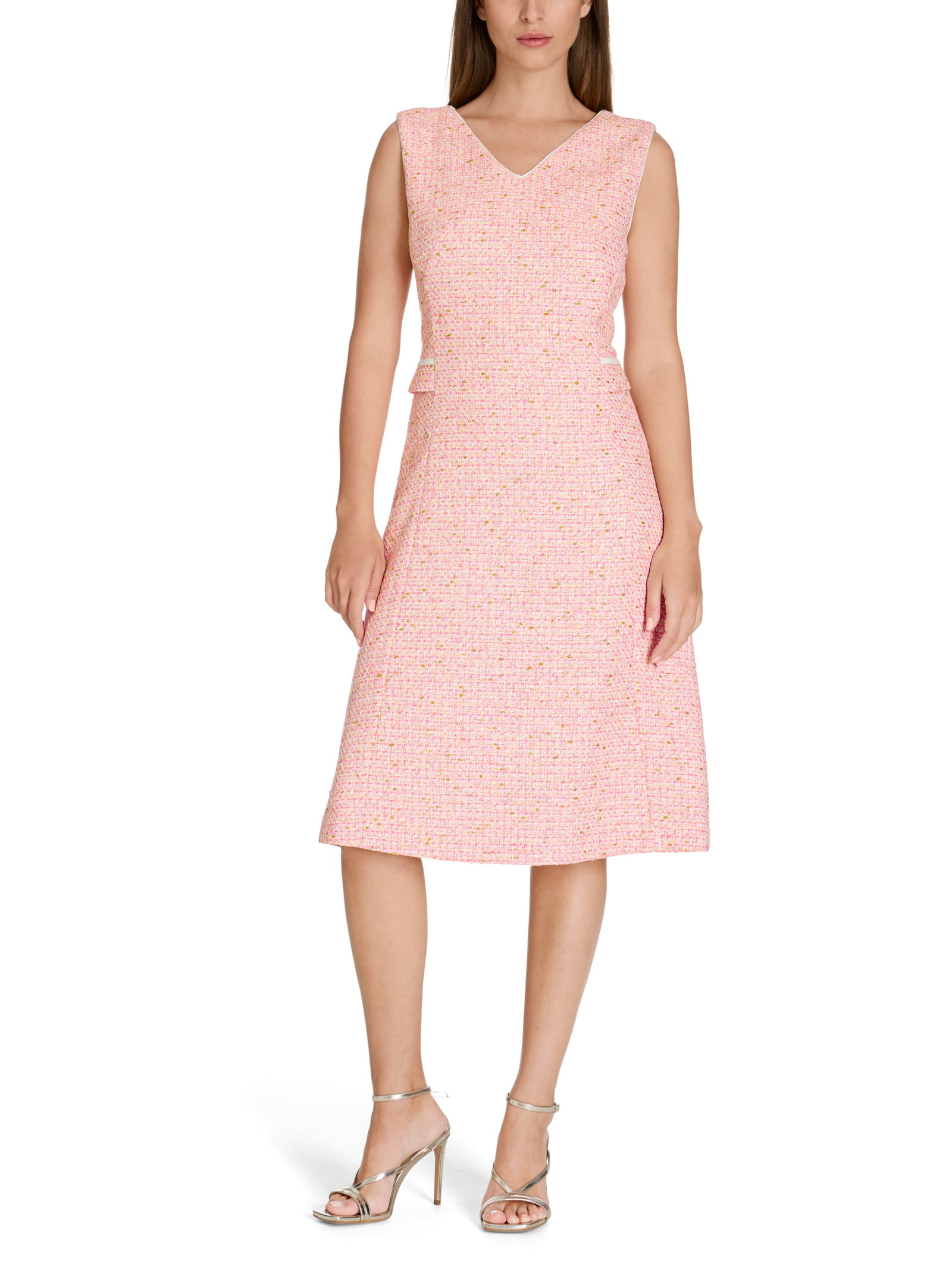 Kurzärmliges Kleid mit Karos #2