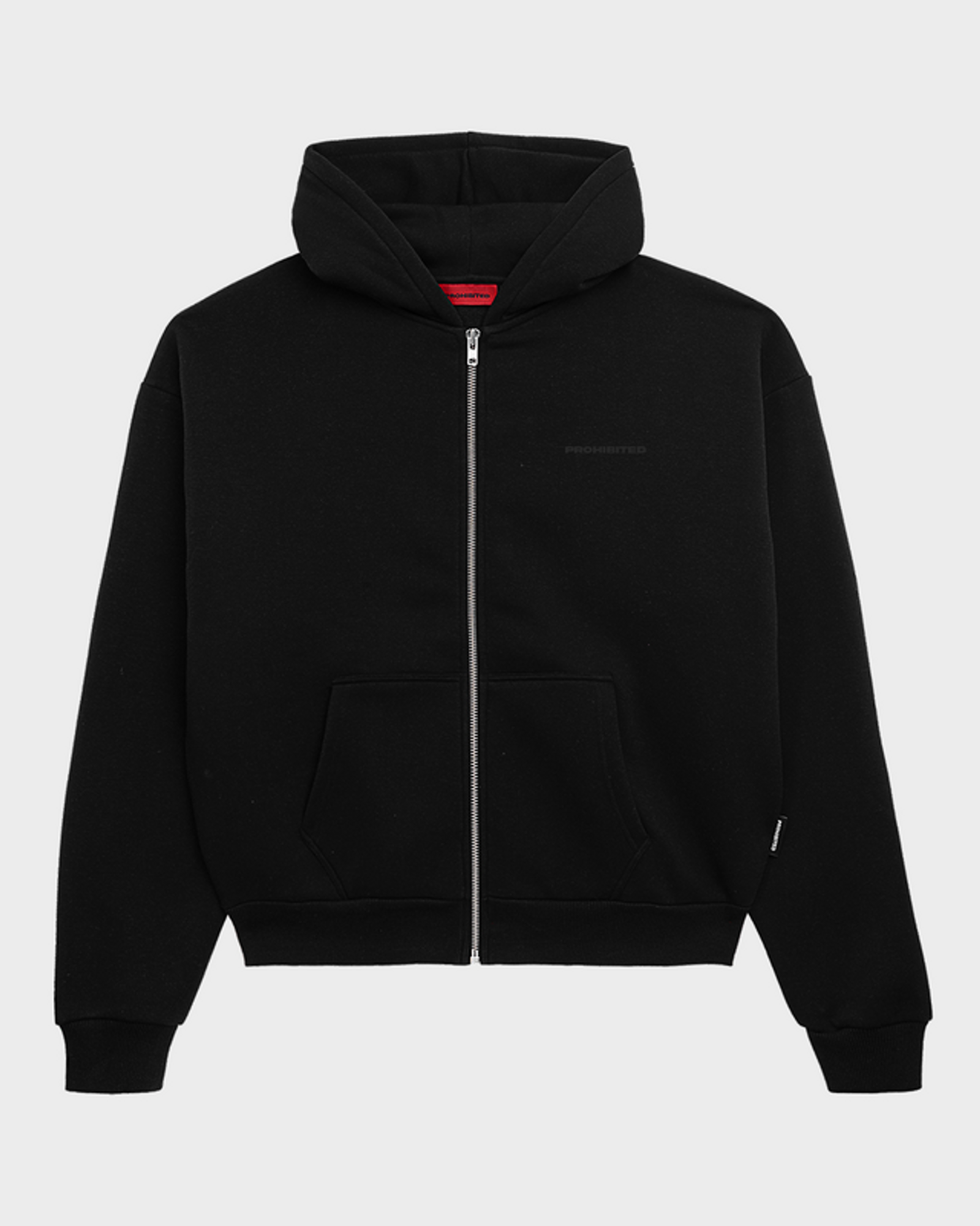 Prohibited |  Prohibited Zip Hoodie | M | black