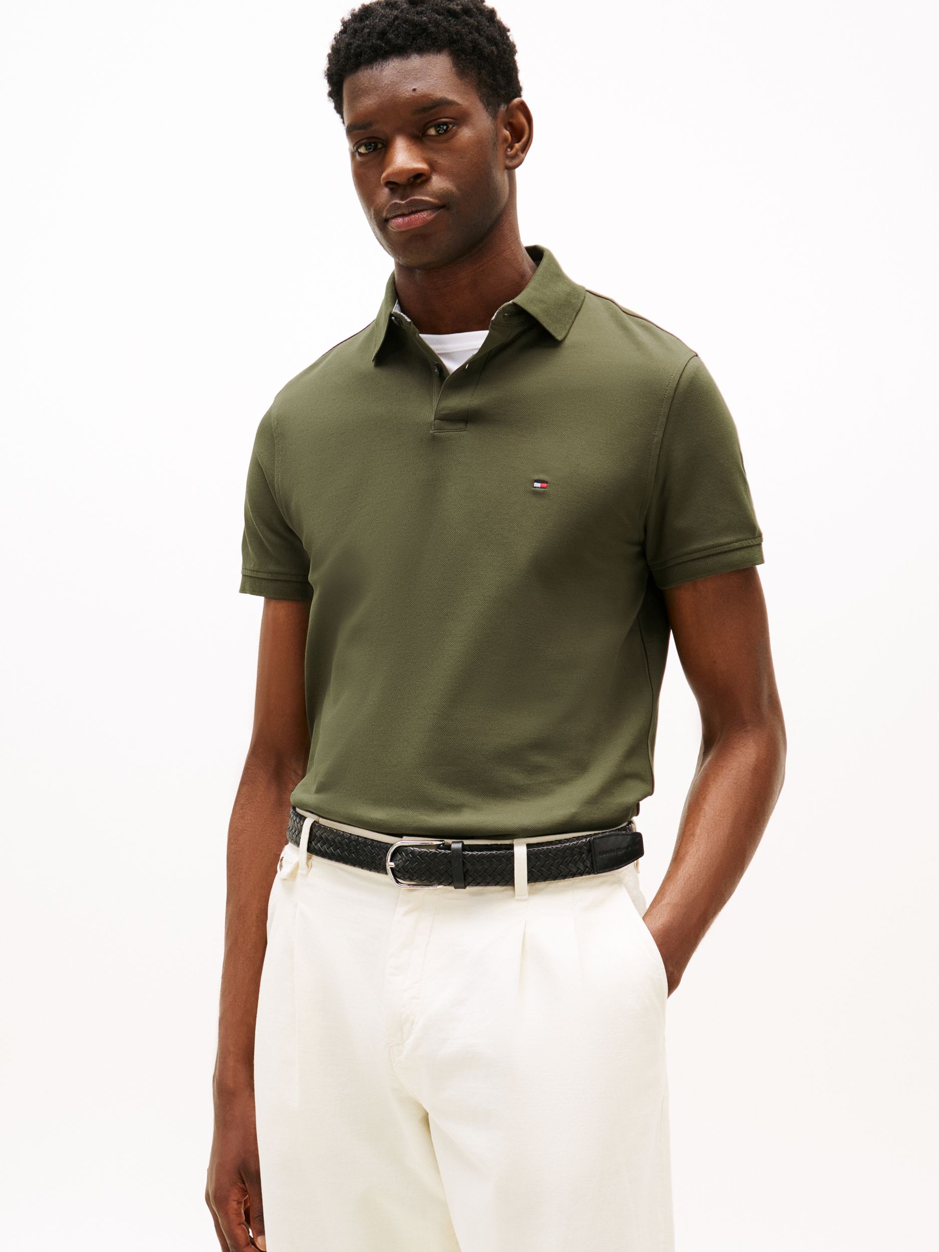 Tommy Hilfiger |  Tommy Hilfiger Poloshirt  | XXL | army green