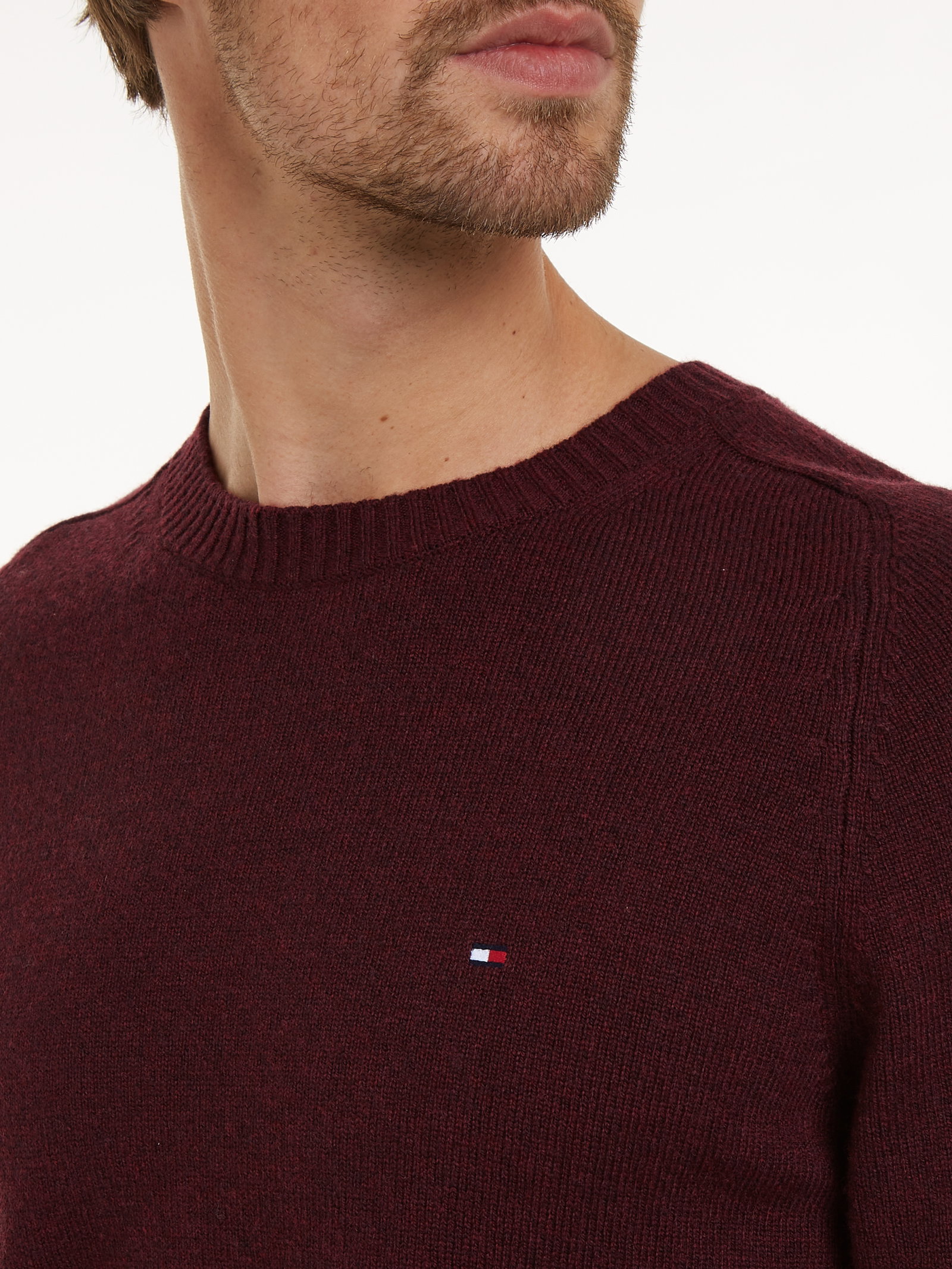LAMBSWOOL CREW NECK, PINK #5