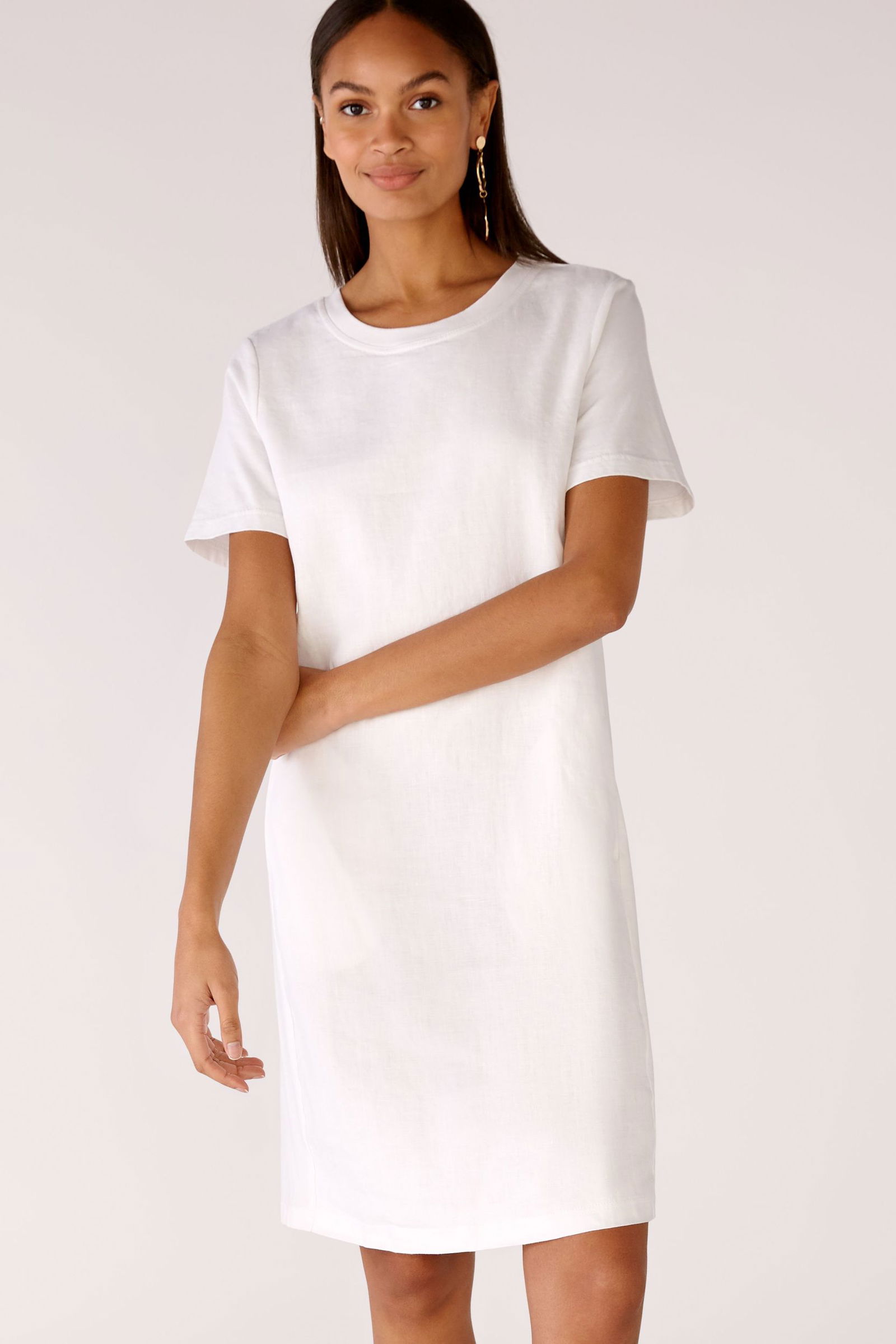 Oui Kleid aus Leinen 