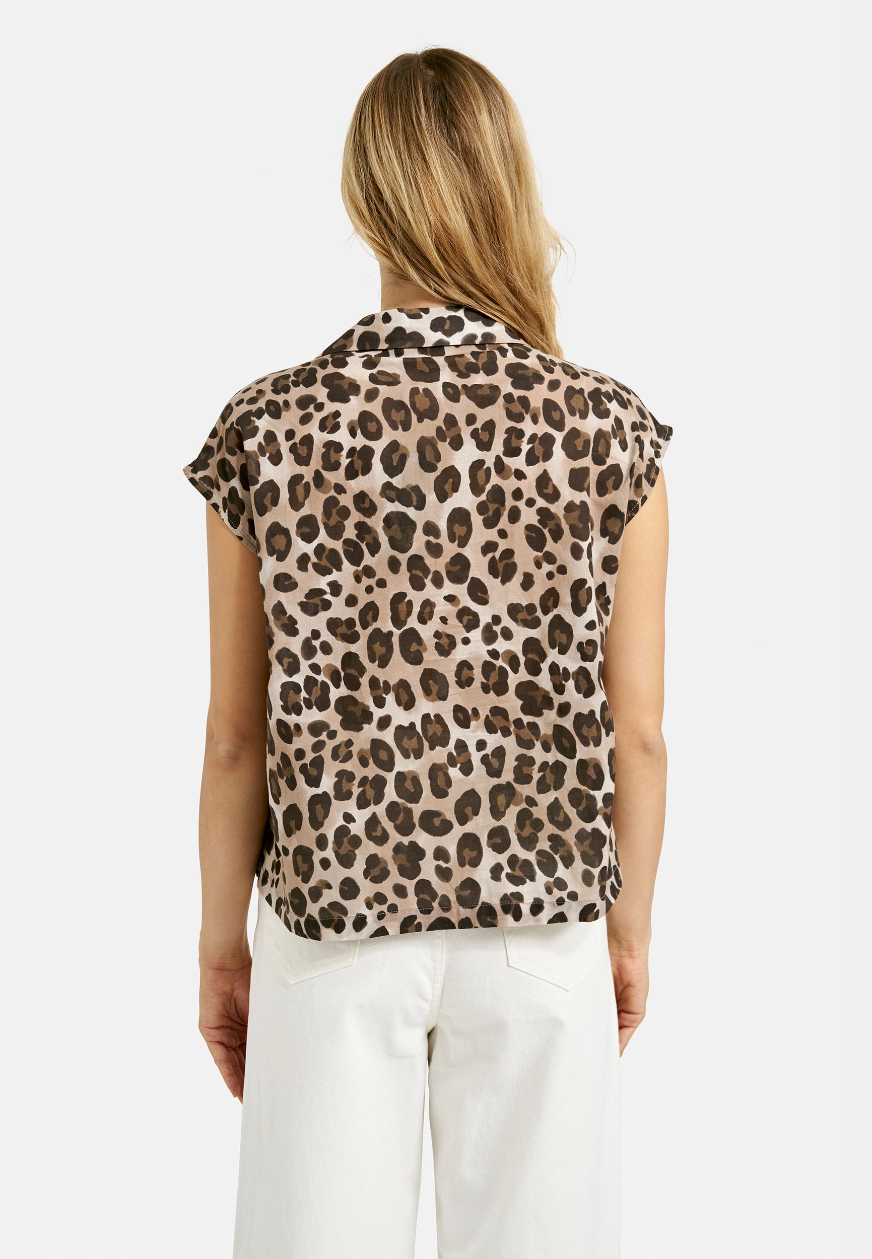 Smith&Soul |  Smith&Soul Druckbluse  | M | nougat print